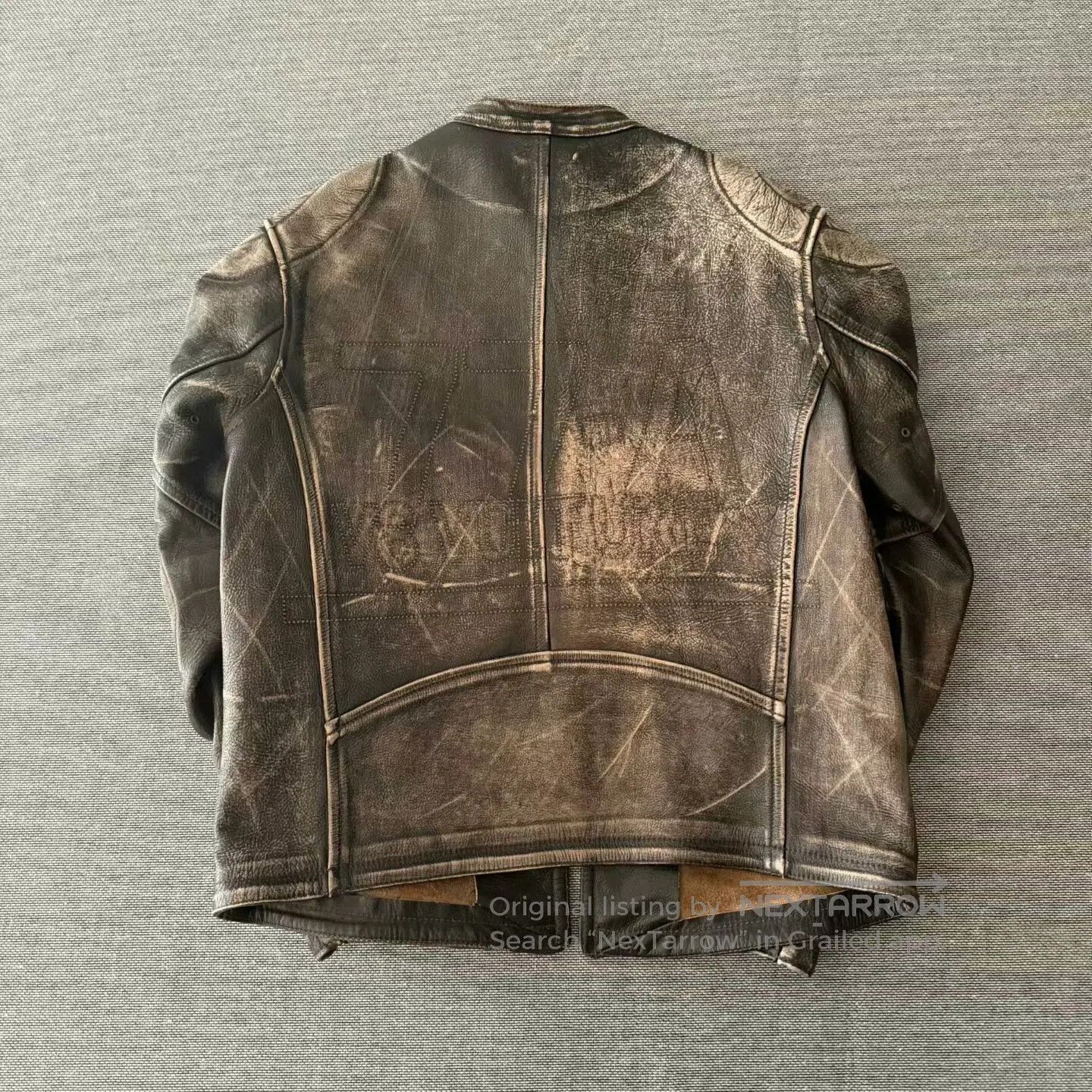 Levi's Vintage Clothing Levi's LVC Distressed Vintage Leather Jacket. Size US M / EU 48-50 / 2 - 2 Thumbnail