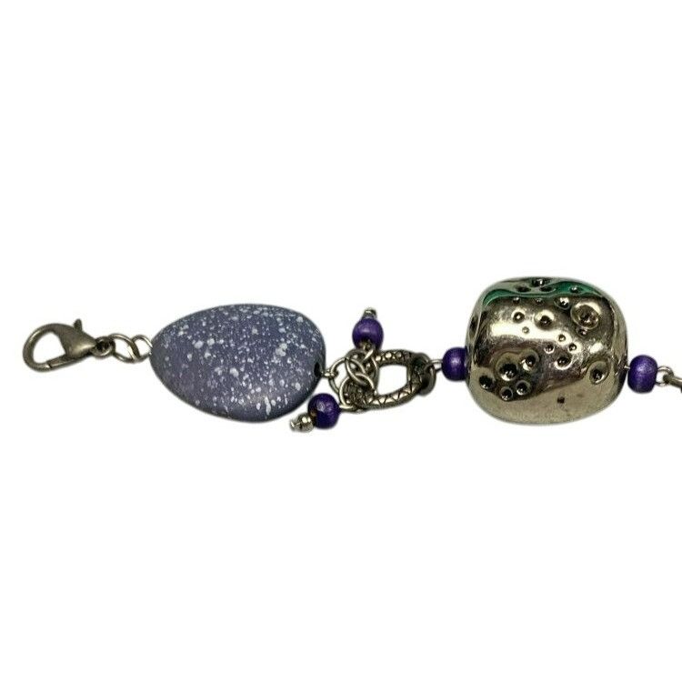 Other Handcrafted Vintage Blue Beaded Necklace With Unique Shapes Size ONE SIZE - 7 Thumbnail