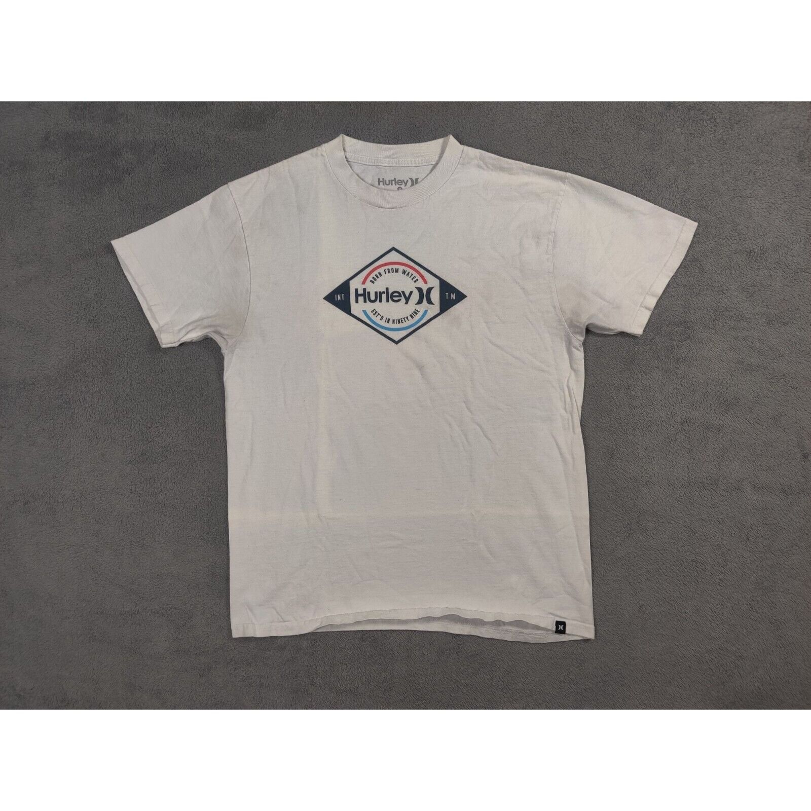 Hurley Hurley Shirt Adult Mens Medium White Born From Water Size US M / EU 48-50 / 2 - 1 Thumbnail
