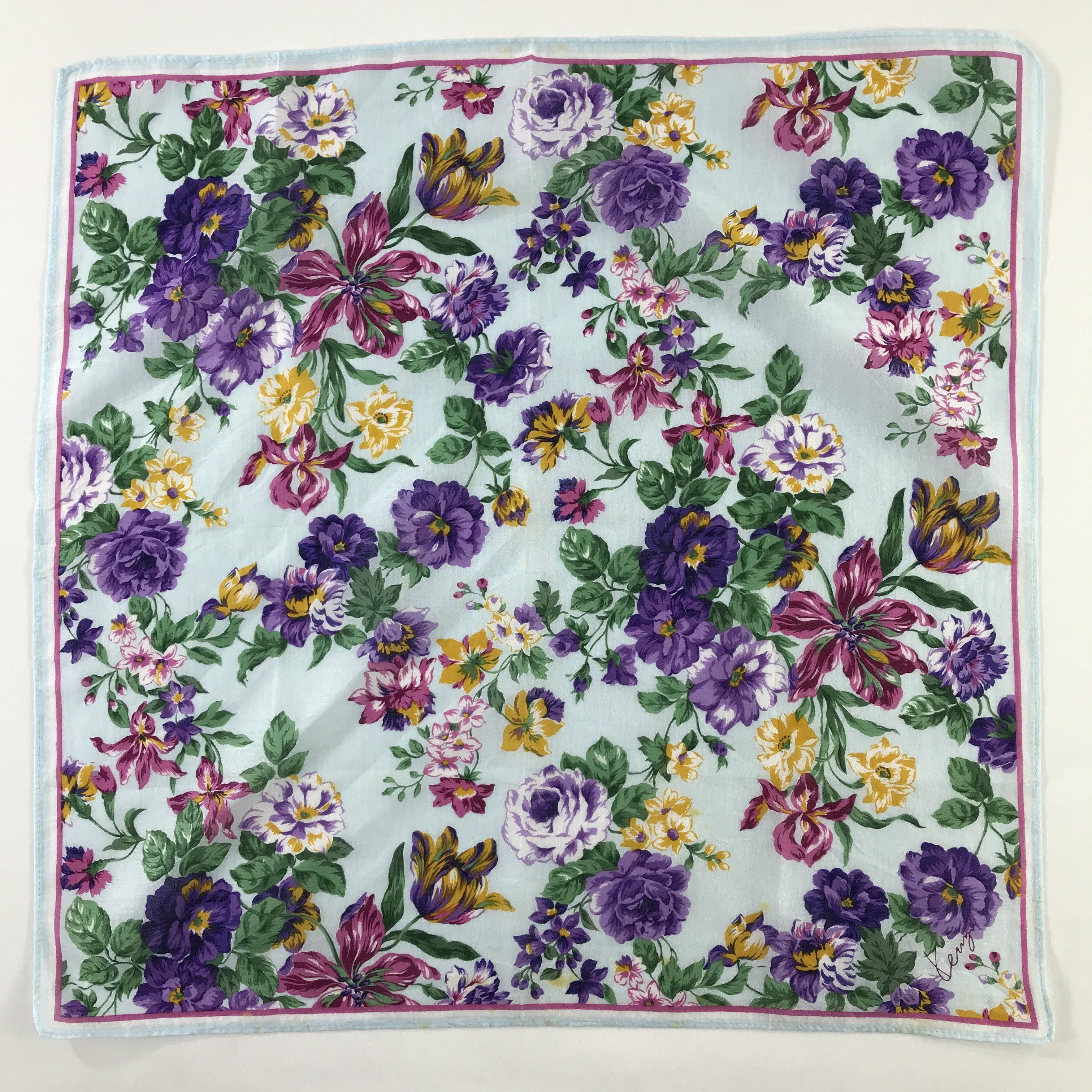 Kenzo × Vintage Kenzo Bandana / Handkerchief / Neckerchief - S594 Size ONE SIZE - 1 Thumbnail