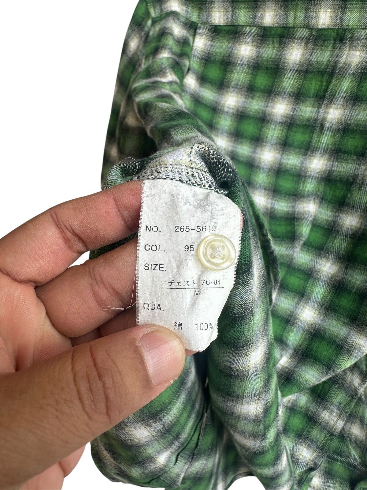 Hang Ten Hang Ten Classic Green Checked Flannel Size US M / EU 48-50 / 2 - 9 Thumbnail