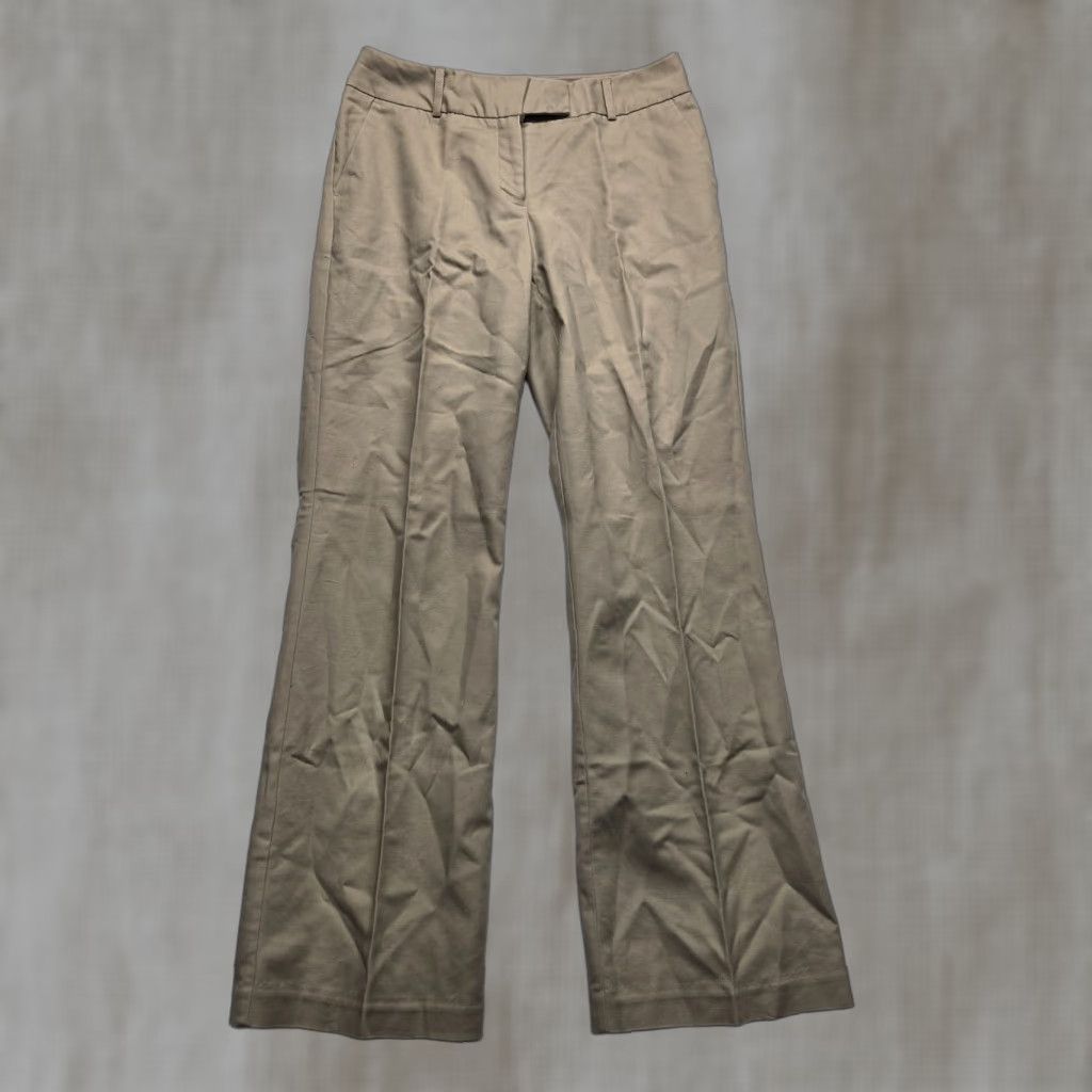 Worthington Worthington Modern Pants Tan Beige Womens Size 4 Dress Slacks Everyday Pockets Regular Front Flat Front Size 27" / US 4 / IT 40 - 1 Thumbnail