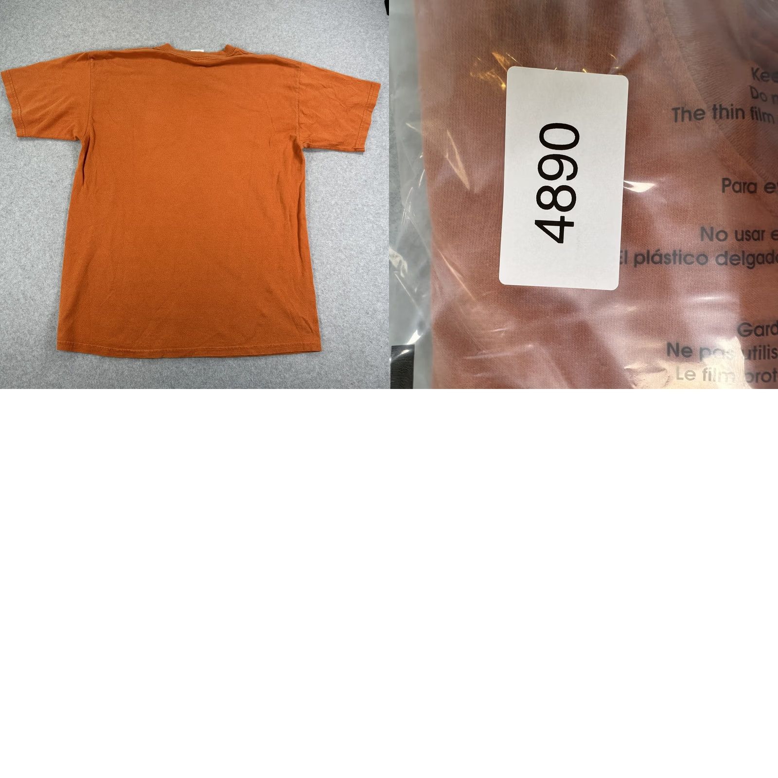 Gildan VINTAGE University of Texas Longhorns 2005 National Champions T-Shirt Burnt Orange L Mens Gildan 100% Cotton Shirt Size US L / EU 52-54 / 3 - 8 Thumbnail