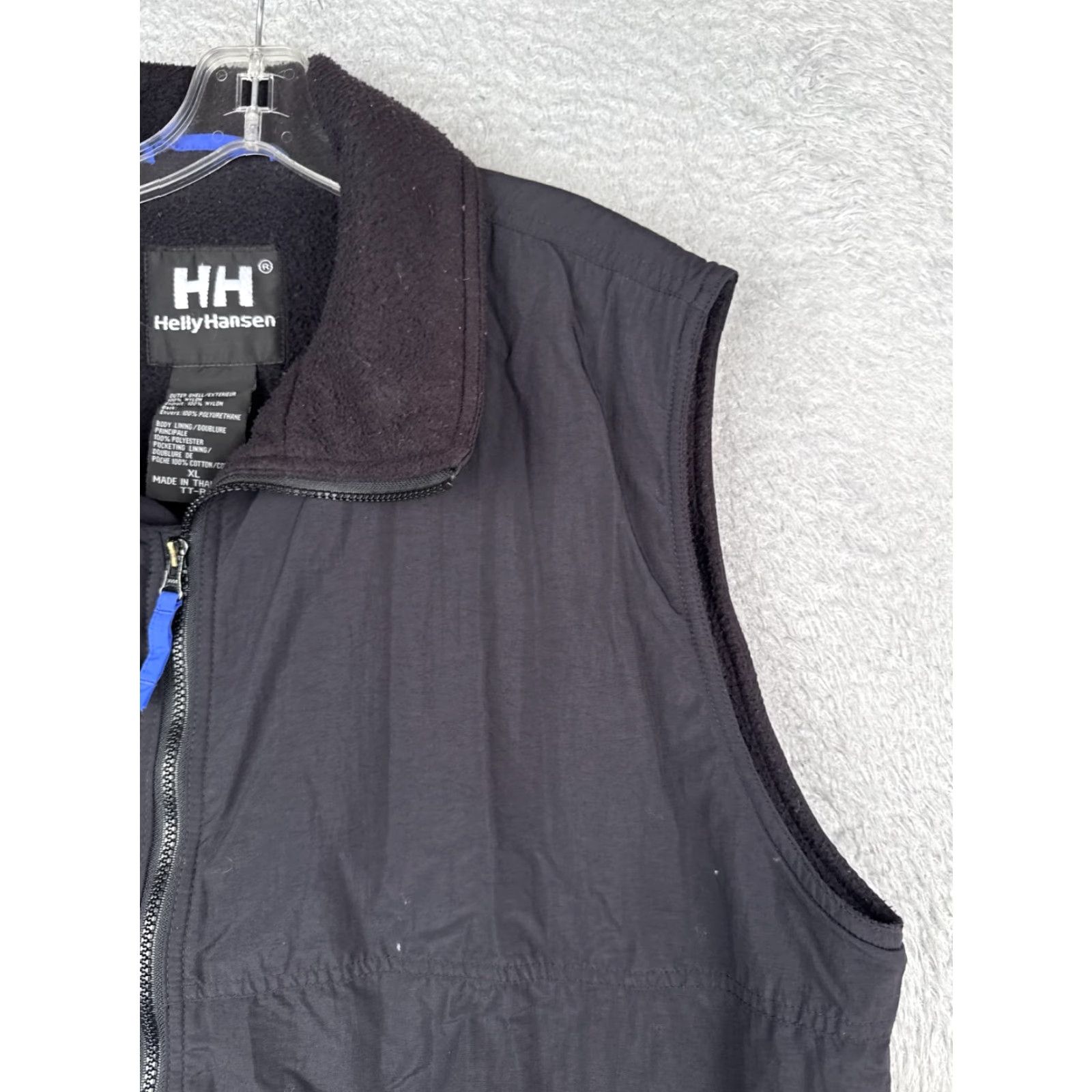 Helly Hansen Helly Hansen Vest Mens XL Black Madrid Softshell Fleece Lined Full Zip Size US XL / EU 56 / 4 - 4 Thumbnail