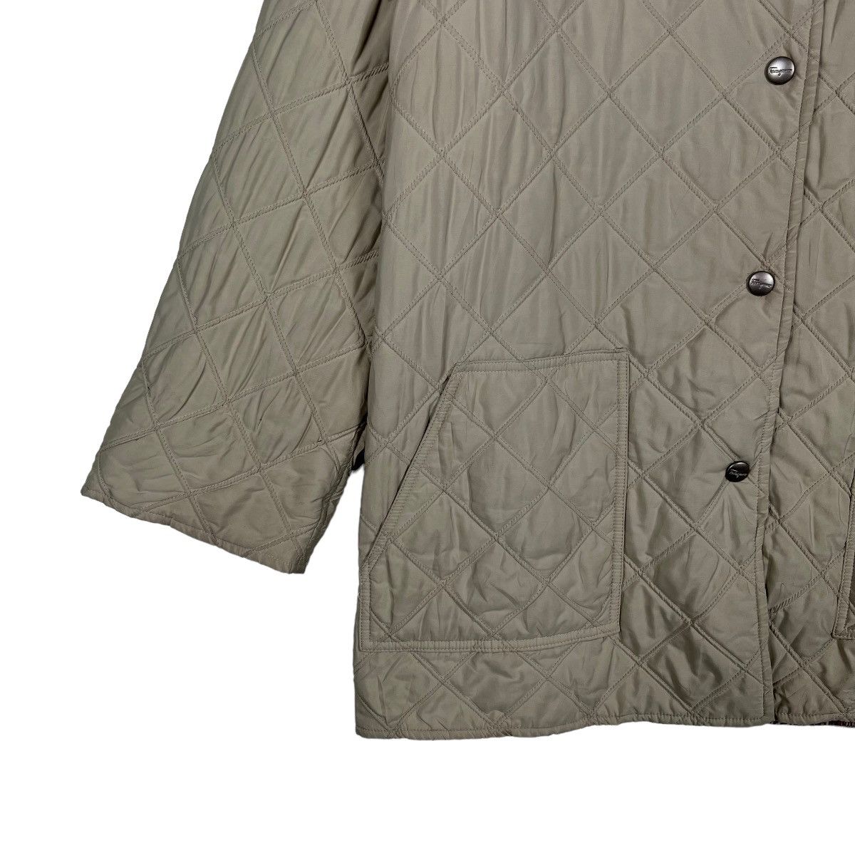 Salvatore Ferragamo 🔥 SALVATORE FERRAGAMO QUILTED DIAMOND JACKET MADE IN ITALY Size US M / EU 48-50 / 2 - 7 Thumbnail