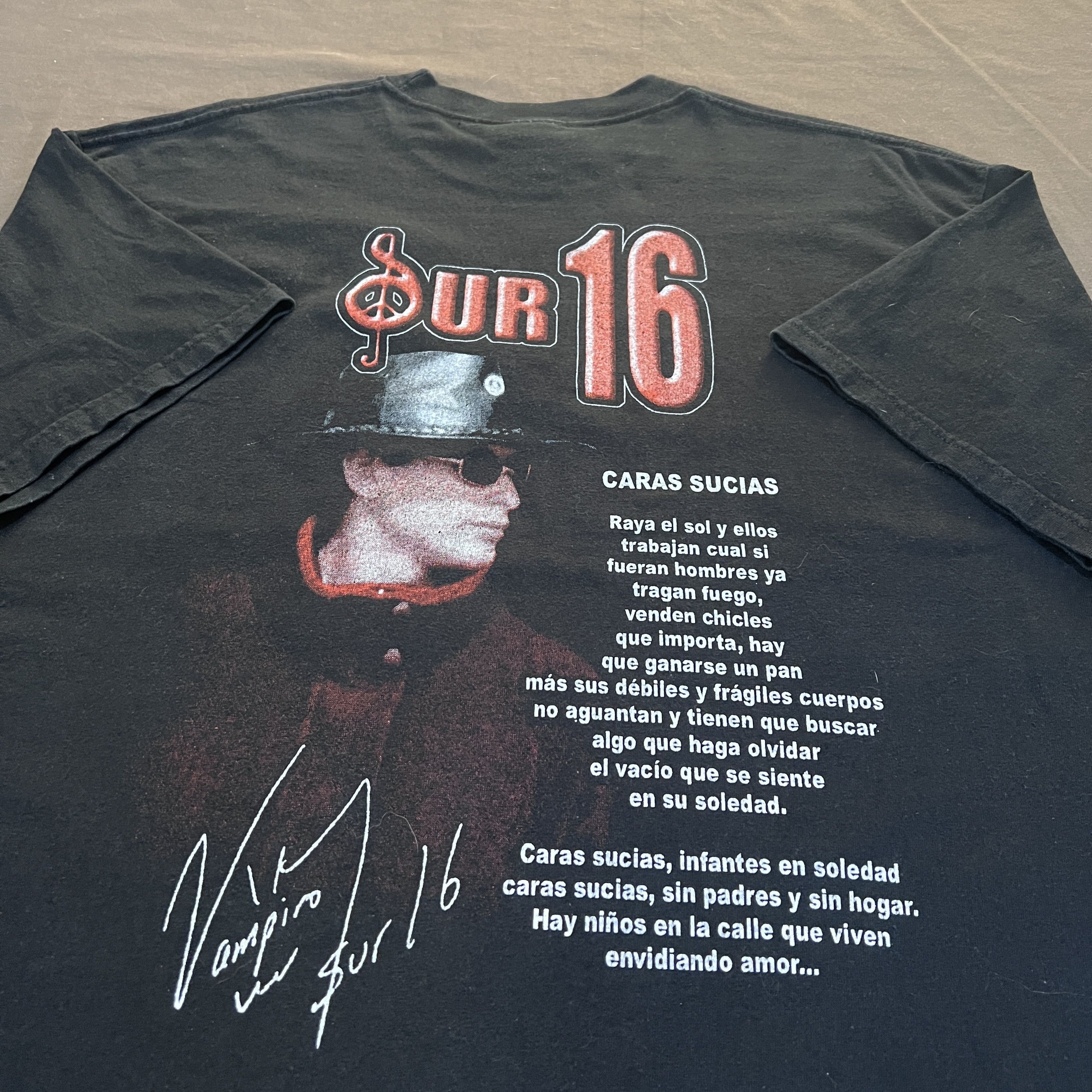 Band Tees × Vintage Vintage Sur 16 Mexican Rock Band Promo Tee XL Size US XL / EU 56 / 4 - 1 Thumbnail
