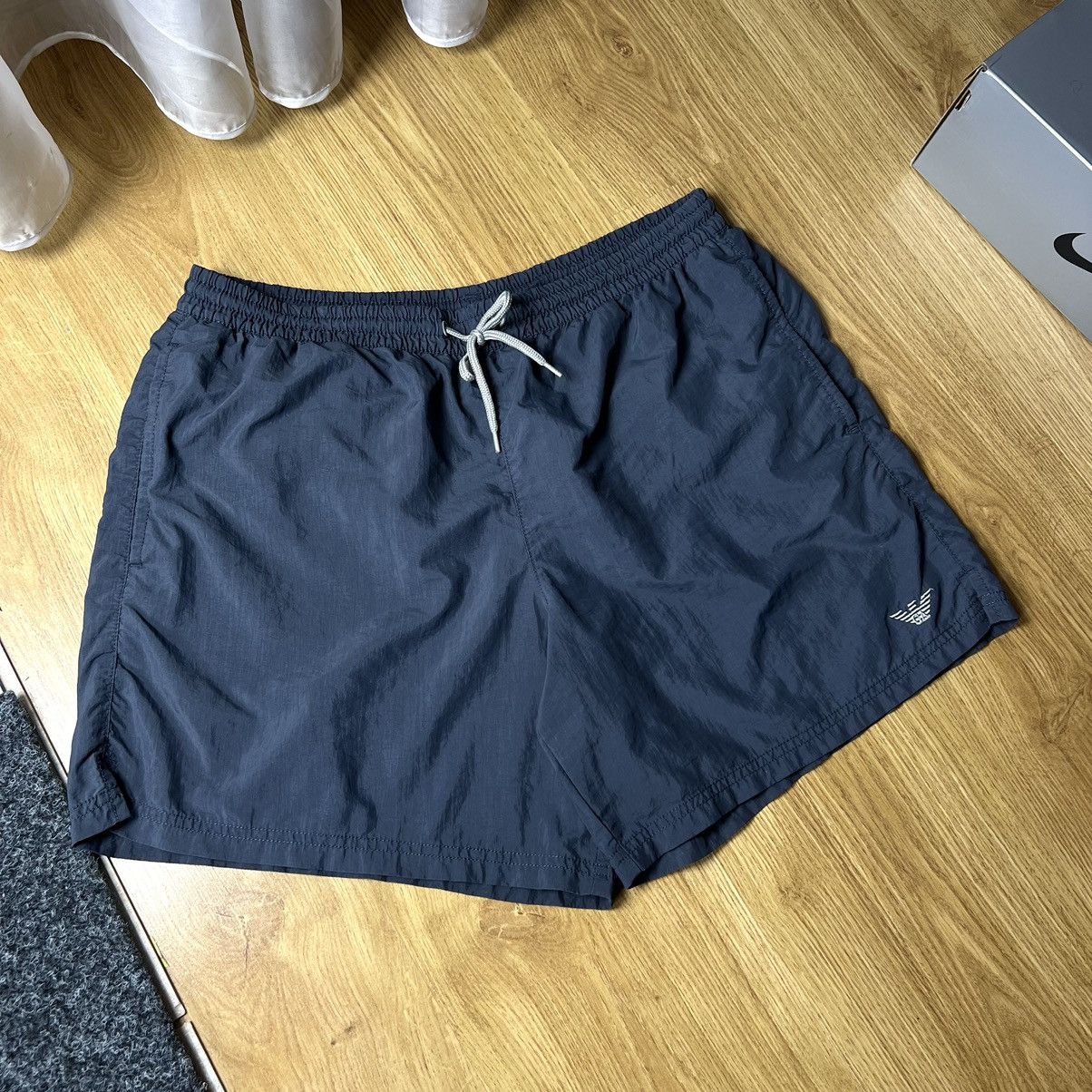 Emporio Armani × Vintage Emporio Armani swim shorts nylon Size US 36 / EU 52 - 1 Thumbnail