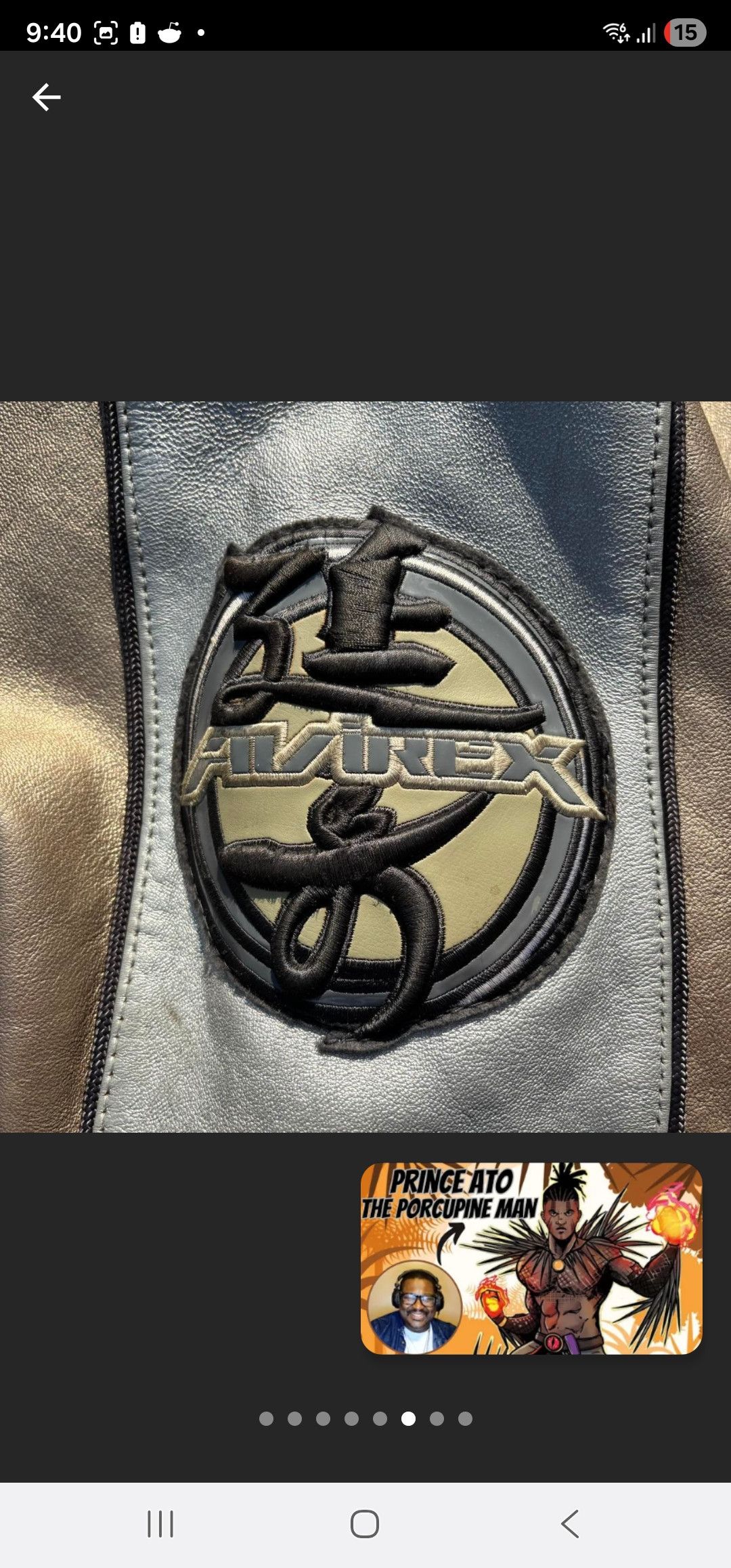 Avirex Vintage 3XL Avirex Temple of Inner Peace Leather Jacket Size US XXL / EU 58 / 5 - 6 Thumbnail