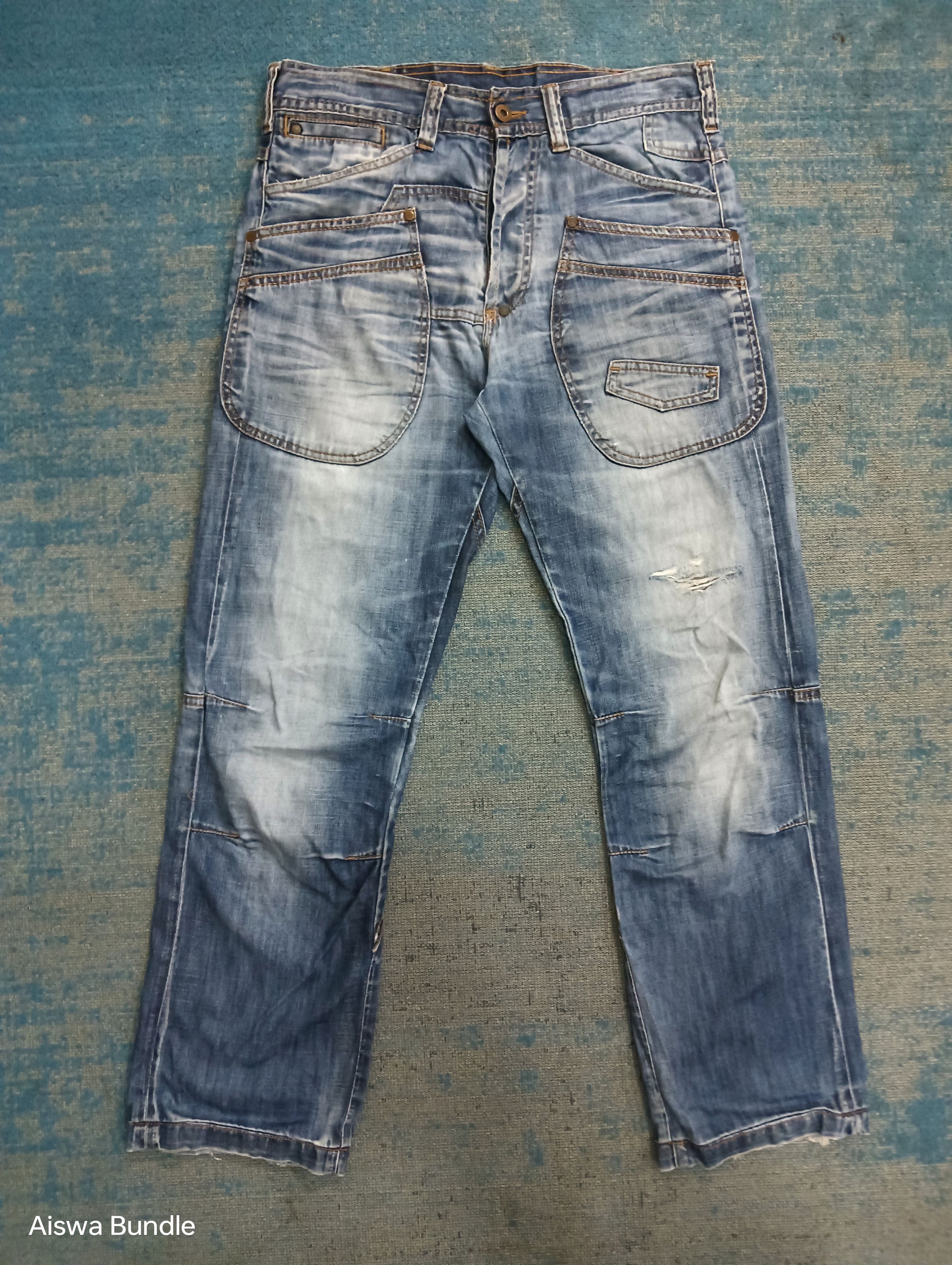 BUSH PANTS SIKCO NINETEEN DISTRESSED