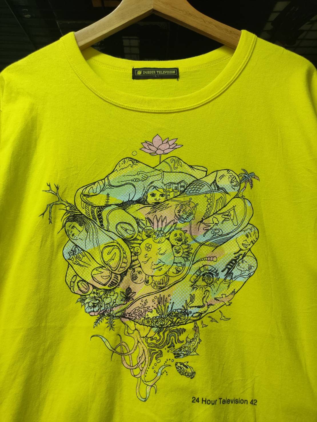 Japanese Brand Vtg 00's 24 hour television X Arashi Ohno Satoshi T-Shirt Size US L / EU 52-54 / 3 - 1 Thumbnail