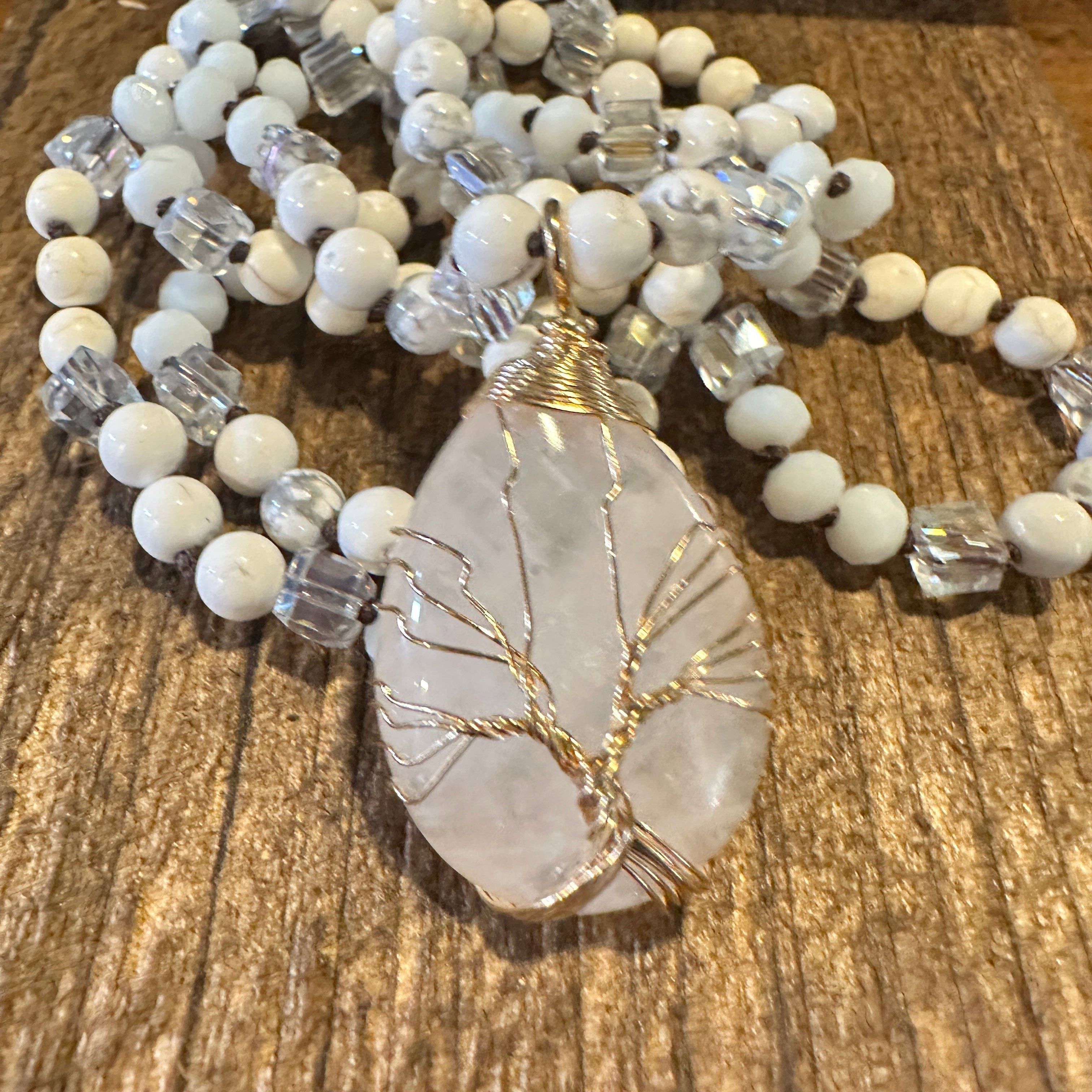 Other Bohemian Natural Stone Beads Pendant Necklace , Family Tree Size ONE SIZE - 2 Thumbnail