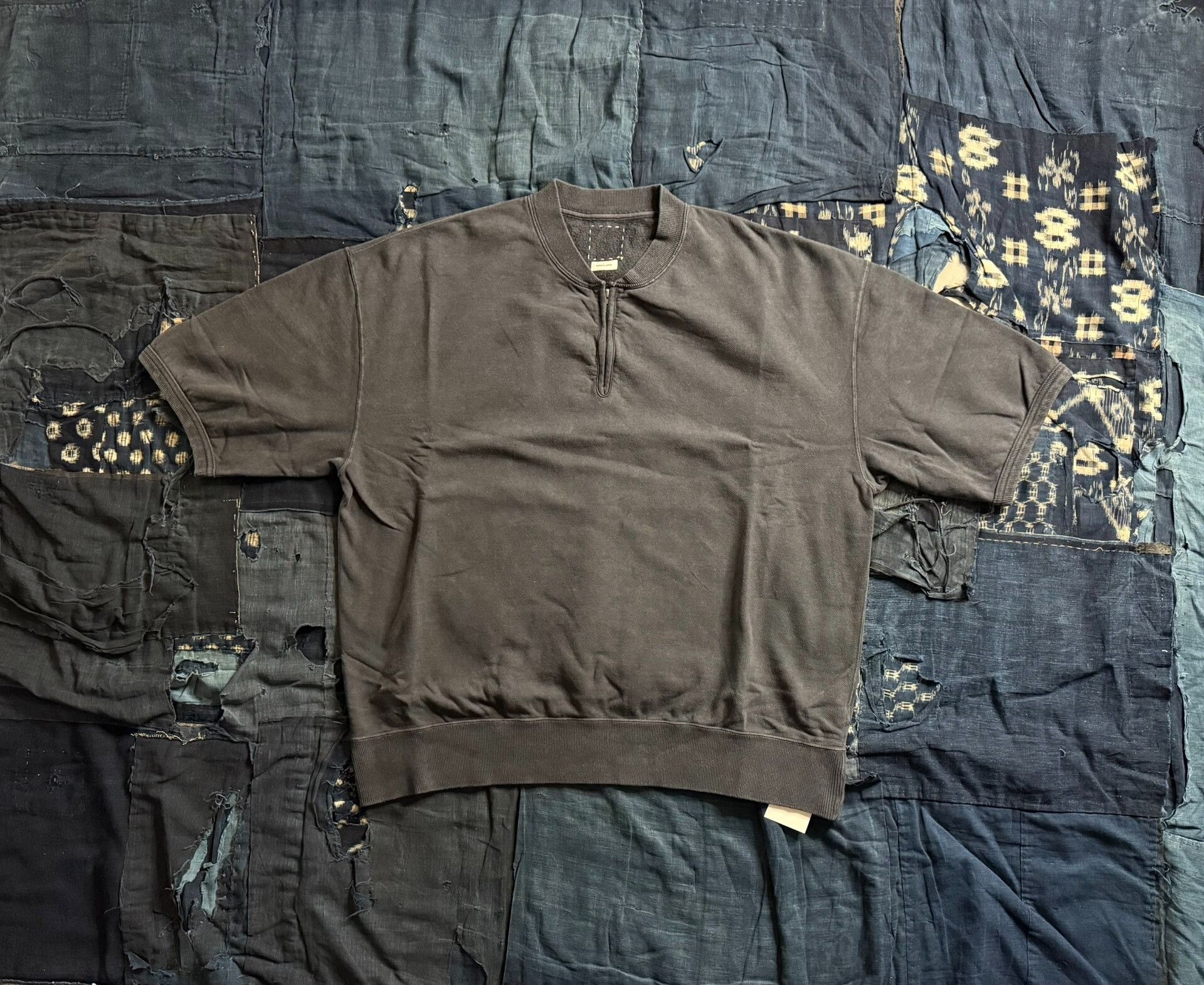 Visvim VISVIM 26SS MONDO HENLEY ZIP S/S DMGD Size US M / EU 48-50 / 2 - 1 Thumbnail