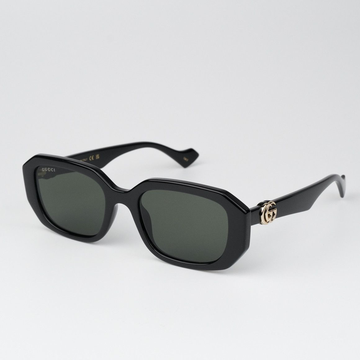 Gucci NEW Gucci GG1535S 001 Black Grey Women Geometric Sunglasses Size ONE SIZE - 4 Thumbnail