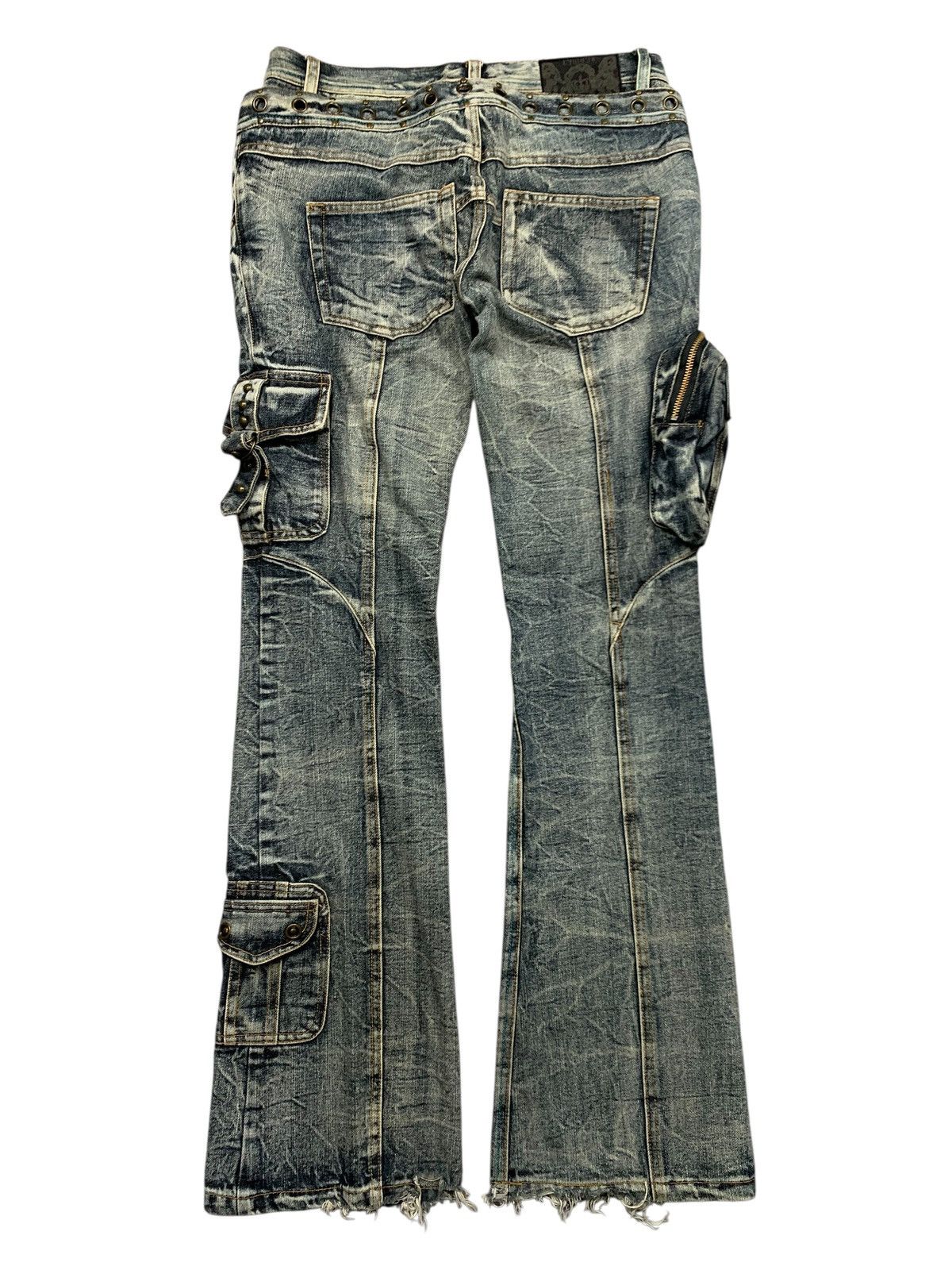 LOWBOX Y2k LOWBOX double waist flared seditionaries 3D pocket ifsix Size US 30 / EU 46 - 5 Thumbnail