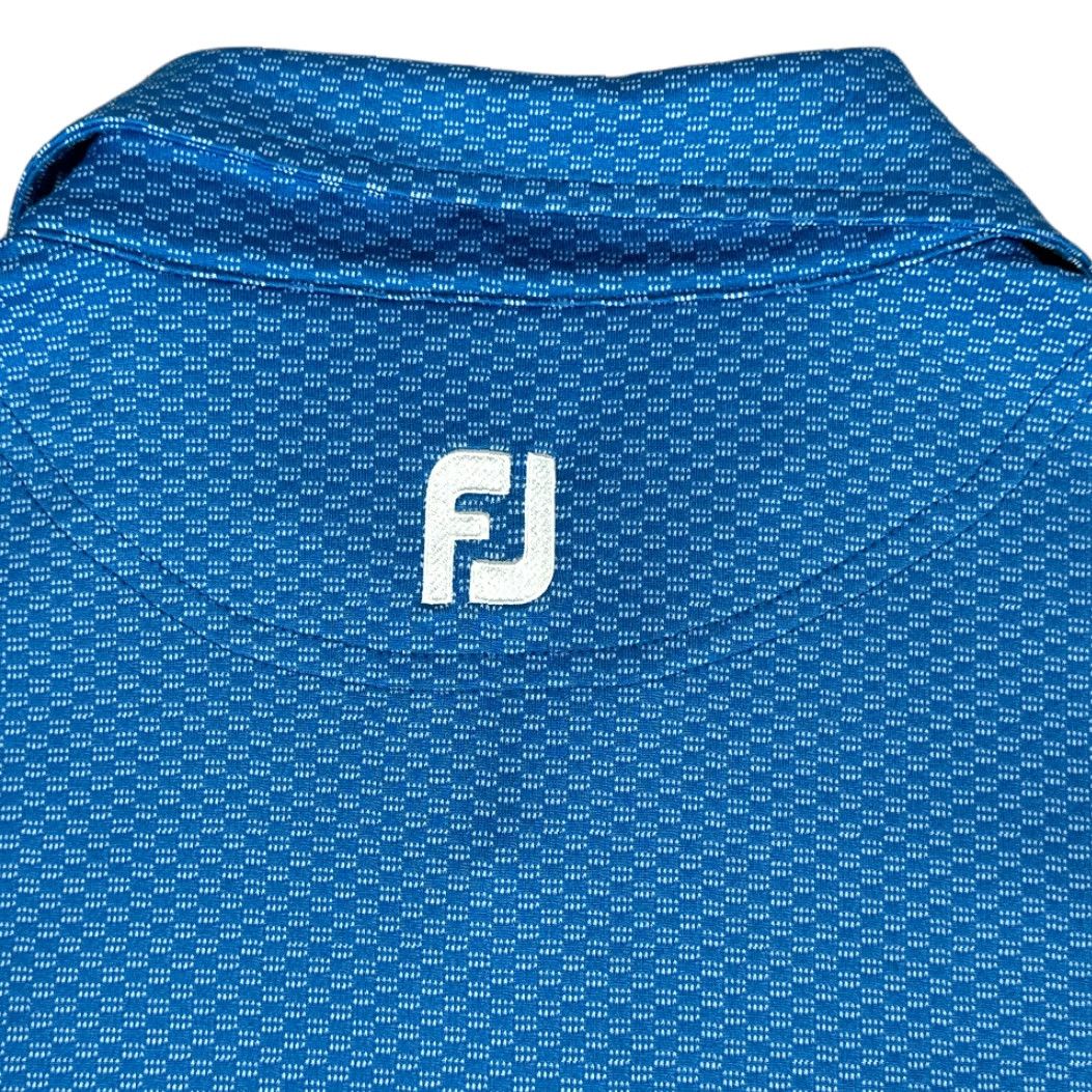Footjoy FootJoy Polo Shirt Adult LARGE Blue White Dots Golf Caddy Lightweight Polyester Size US L / EU 52-54 / 3 - 4 Thumbnail