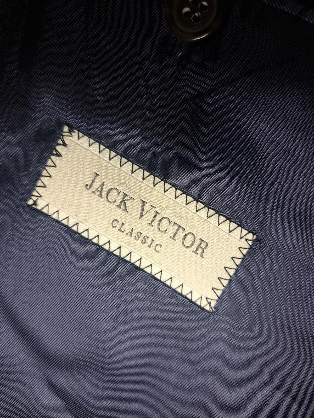 Jack Victor Big & Tall Jack Victor Sport Coat Mens 54R Navy Blue Wool Size 54R - 2 Thumbnail