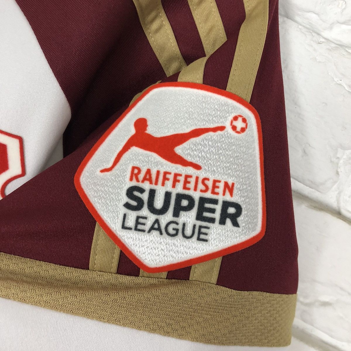 Adidas × Vintage Vaduz Liechtenstein Zarate Match Worn 2015 2016 away jersey Size US S / EU 44-46 / 1 - 4 Thumbnail
