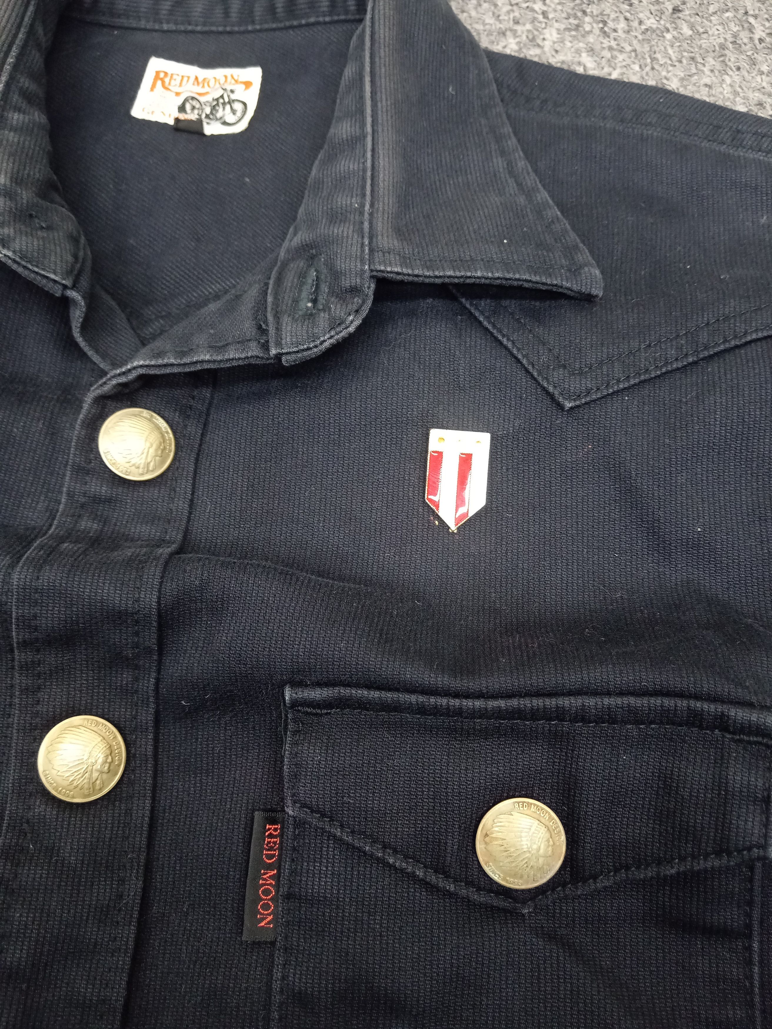 Redmoon Vintage Redmoon Codroy Denim Navy Blue Motorcycle Jacket Size US M / EU 48-50 / 2 - 3 Thumbnail