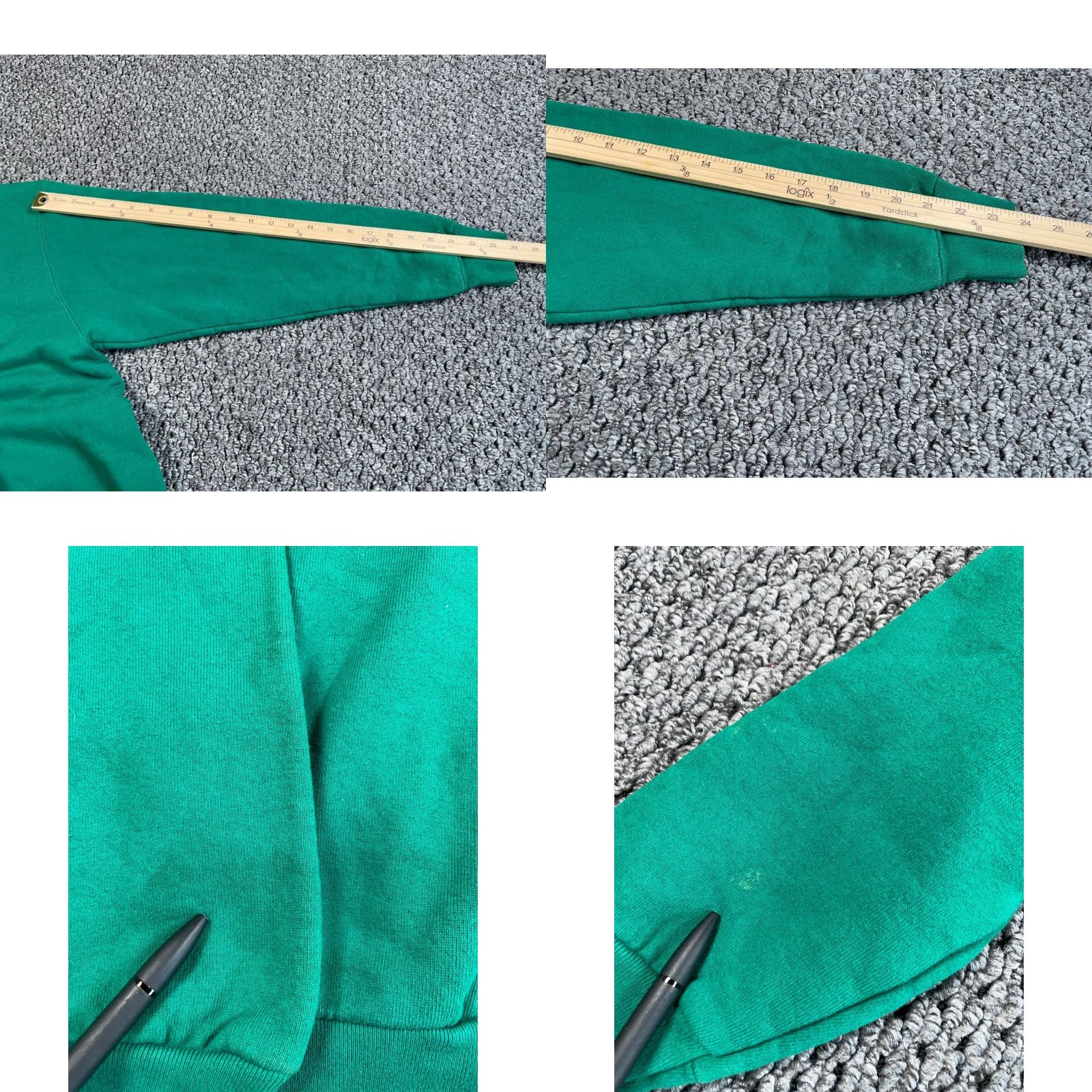 Vintage VINTAGE B.V.D Sweatshirt Christmas Stocking Green 80s Adult Large Raglan Long Sleeve Crew Neck 50-50 Cotton Polyester Fleece Pullover Size L / US 10 / IT 46 - 8 Thumbnail