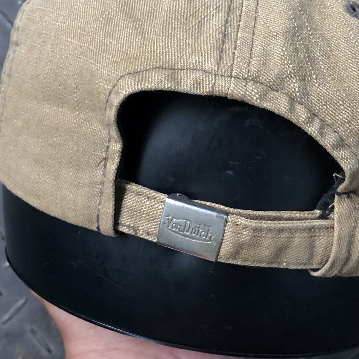 Von Dutch Vintage Vondutch Ripped Army Camouflage Distressed Hat Size ONE SIZE - 5 Thumbnail