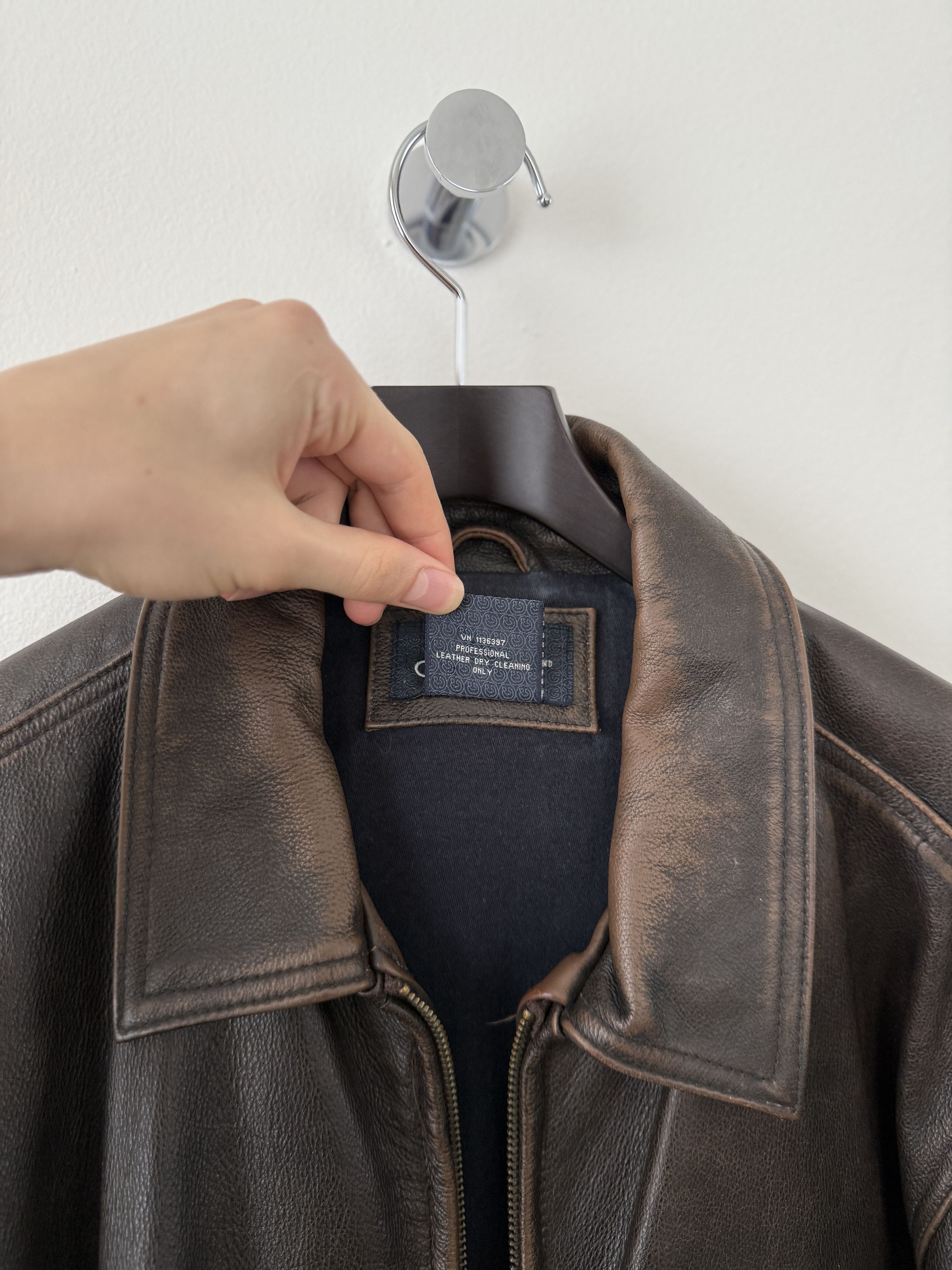 Cherokee Vintage Leather Jacket Size US L / EU 52-54 / 3 - 8 Thumbnail