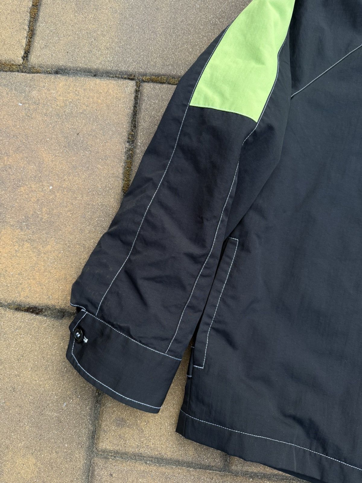 Stussy Stussy Panel Zip Jacket Panel Contrast Stitch Black Size L Size US L / EU 52-54 / 3 - 4 Thumbnail