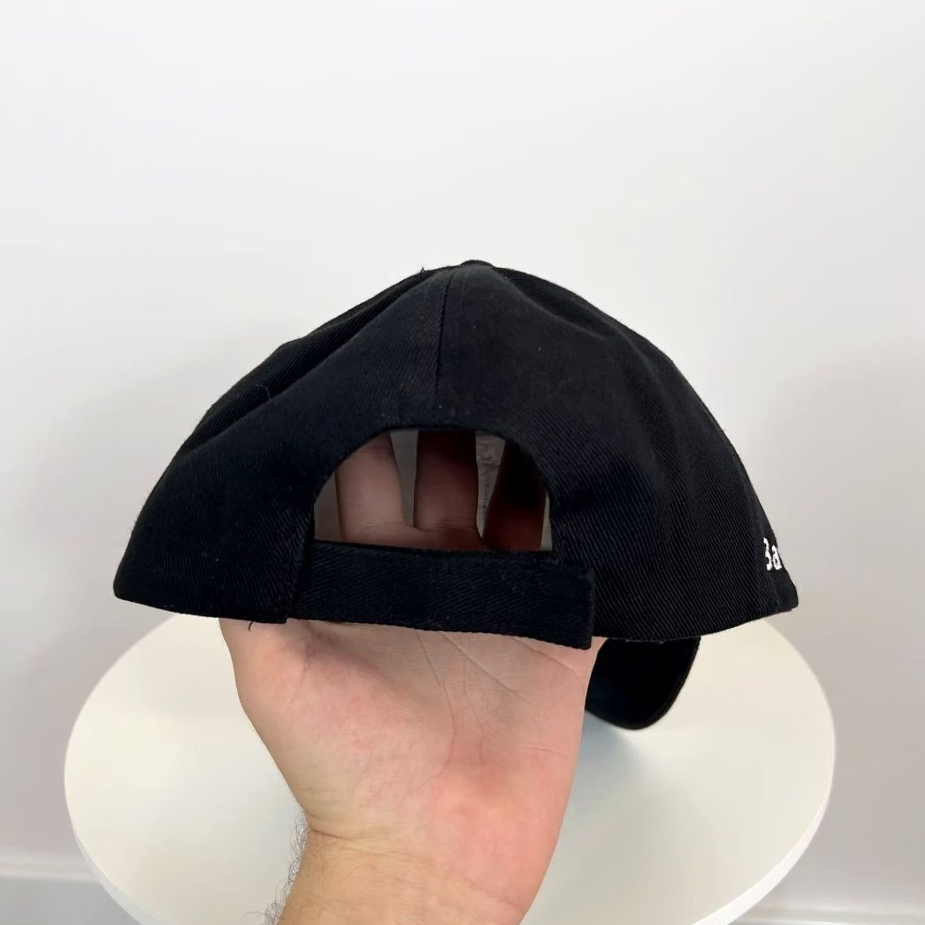 BMW BMW Cap Mens One Size Black Baseball Cap Adjustable Cotton Cars Theme Vintage: No, Solid Pattern Size ONE SIZE - 4 Thumbnail