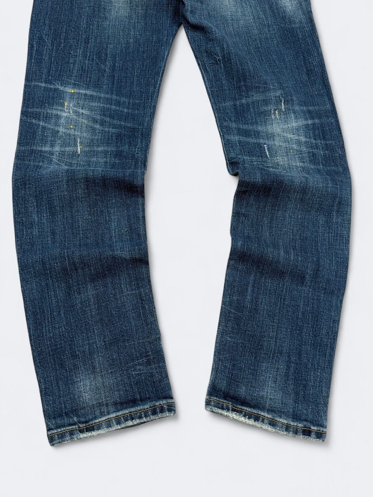 Dsquared2 Dsquared2 Distressed Washed Slim Denim Jeans Size US 32 / EU 48 - 7 Thumbnail
