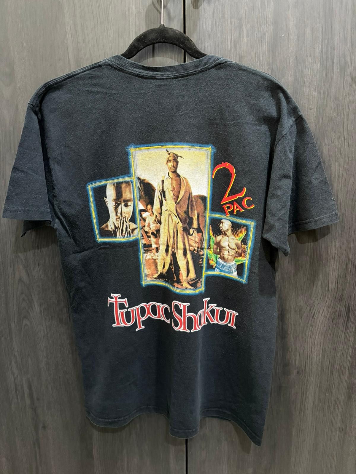 Other Vintage 90s 2Pac Tupac Shakur Jerzees Heavyweight Rap Tee Size US L / EU 52-54 / 3 - 5 Thumbnail