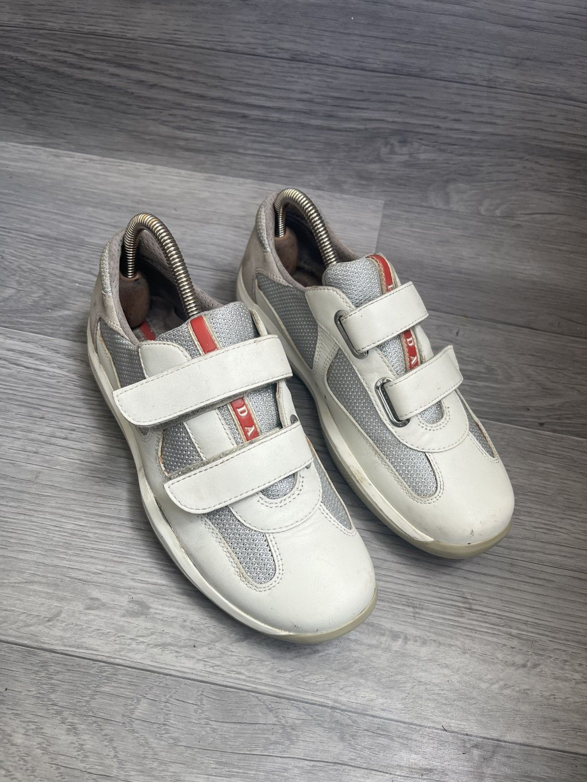 Prada Prada american cup strap low top sneakers sz36 Size US 6 / IT 36 - 7 Thumbnail