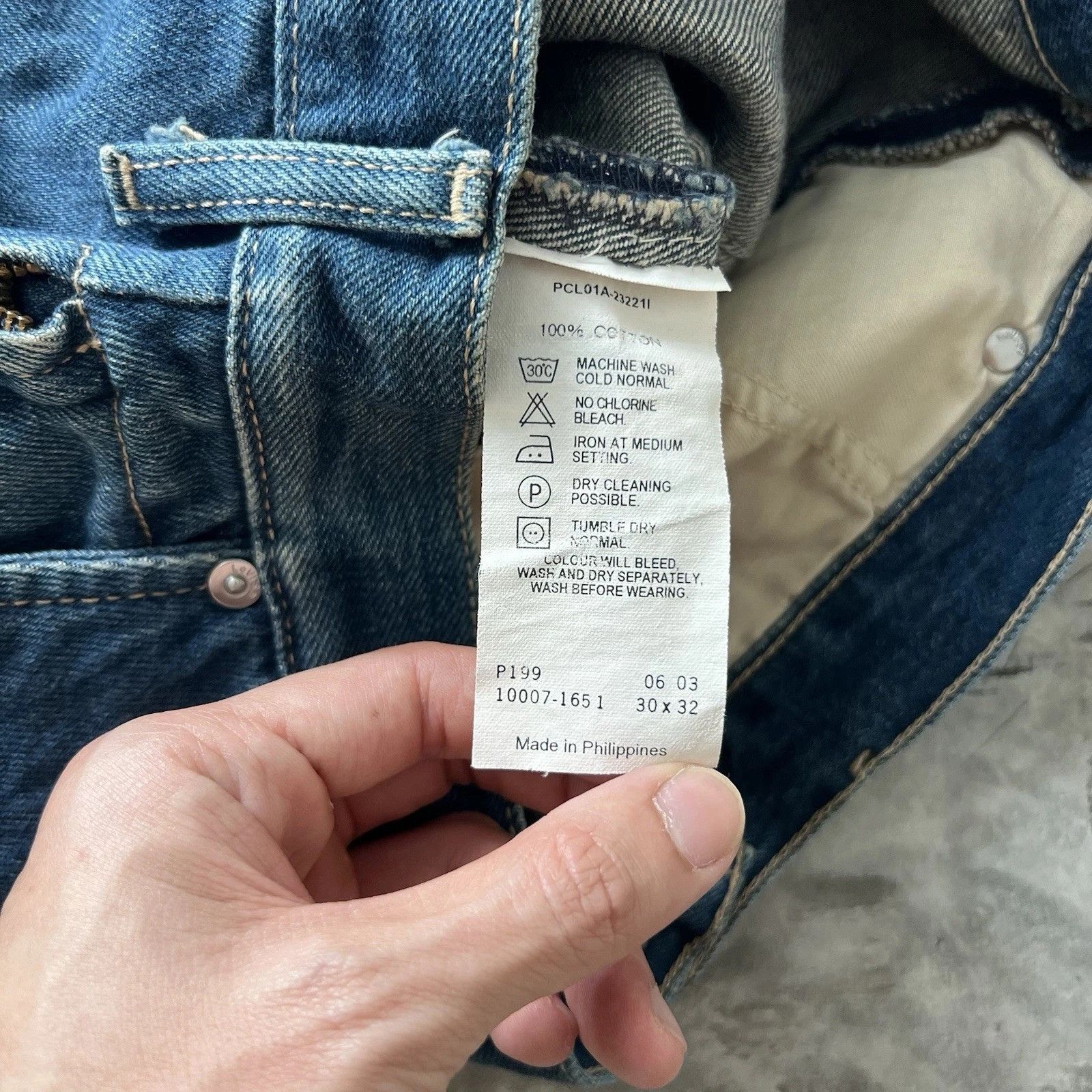 Levi's Levis Engineered Jeans Buckleback Tag W30 Actual 31x28.5 Size US 30 / EU 46 - 4 Thumbnail