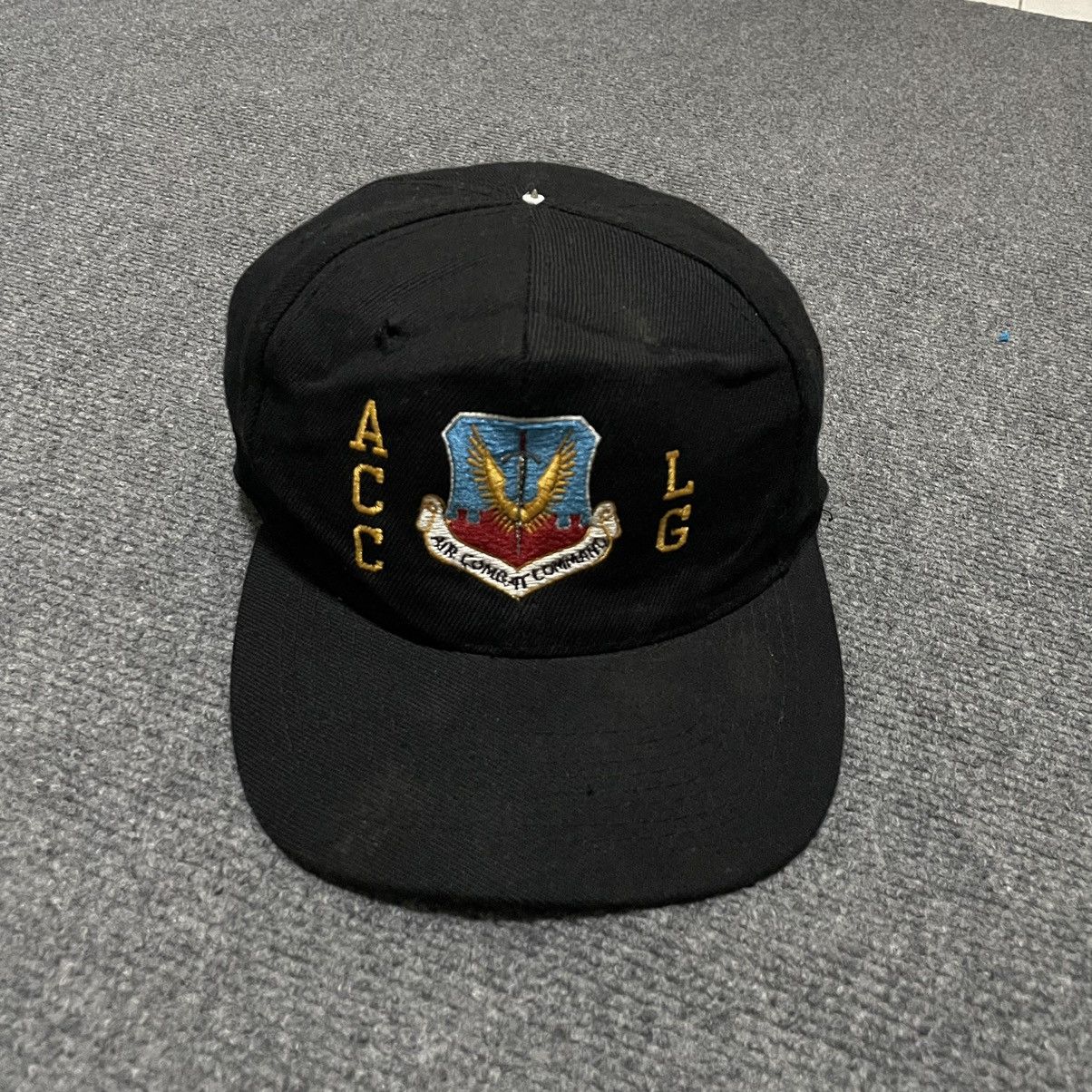 Vintage Vintage 1990s Air Combat Command Cap Hat Size ONE SIZE - 1 Thumbnail