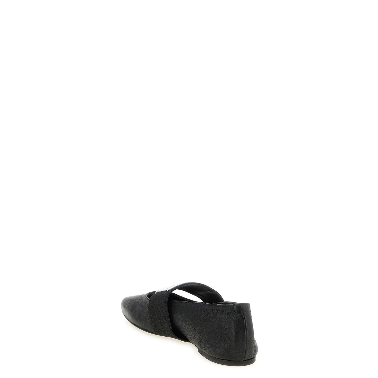 Givenchy GIVENCHY Sliced Square Black Leather Ballerina Flats New & A Size US 9 / IT 39 - 3 Thumbnail