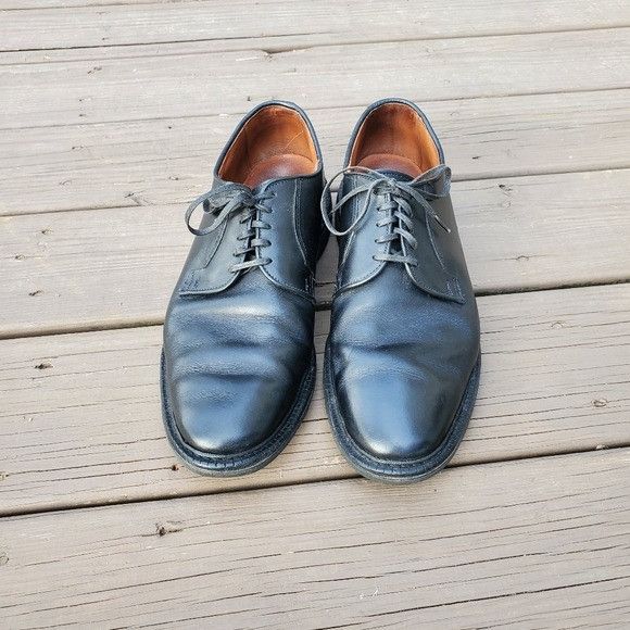 Allen Edmonds × Designer Allen Edmonds Badlands Black Leather Lace-up Oxford Comfort Size US 11.5 / EU 44-45 - 4 Thumbnail