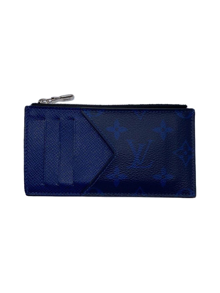 Louis Vuitton Louis Vuitton Taigarama Coin Card Holder Navy Blue Size ONE SIZE - 1 Thumbnail
