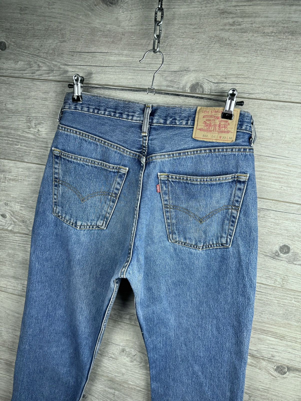 Levi's × Levi's Vintage Clothing × Vintage VINTAGE LEVIS JEANS 582 W33 L32 90s Size US 33 - 15 Thumbnail