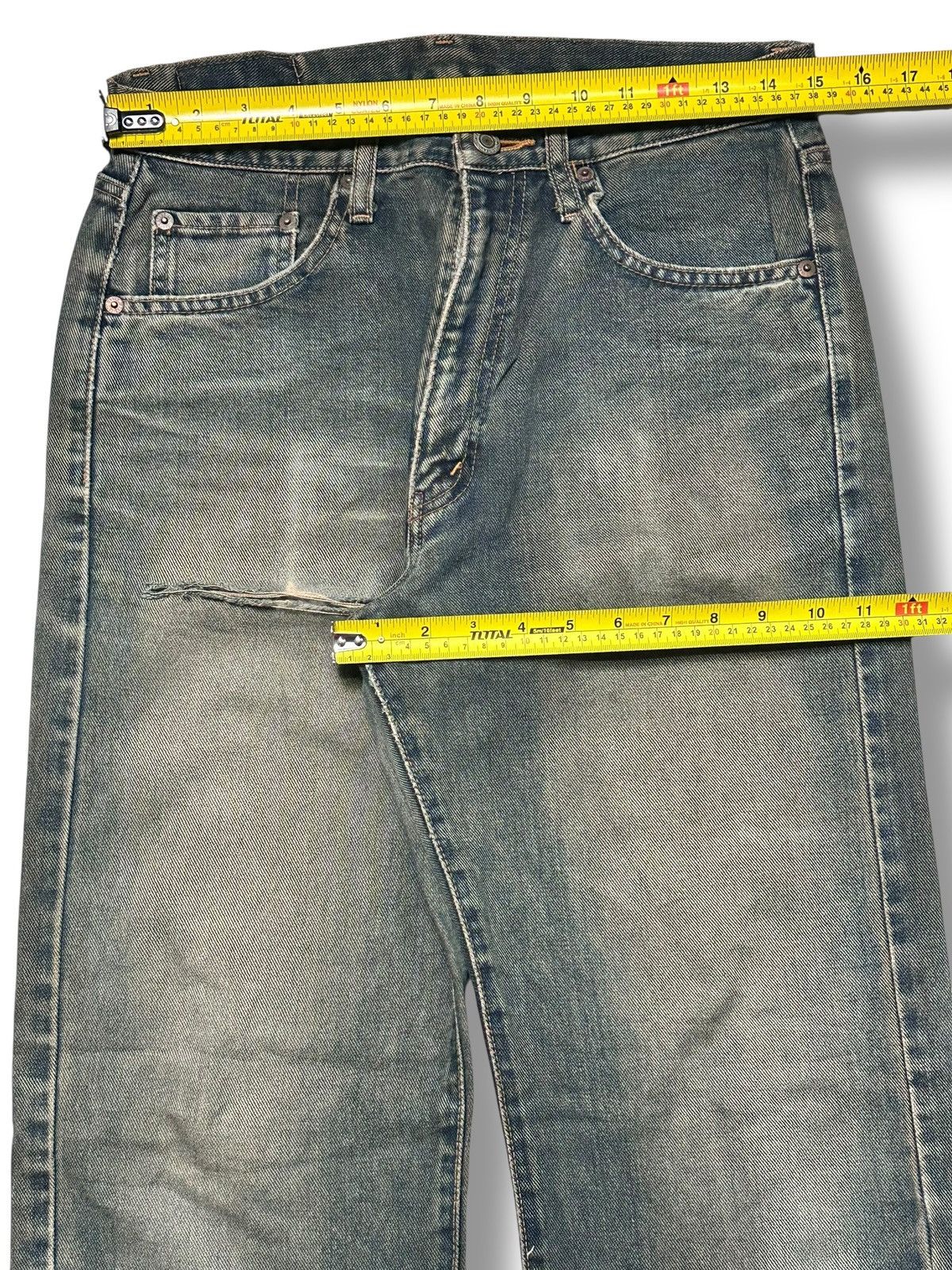 Japanese Brand Villand Vintage Single R Straight Loose Style and Faded Wash Size US 30 / EU 46 - 13 Thumbnail
