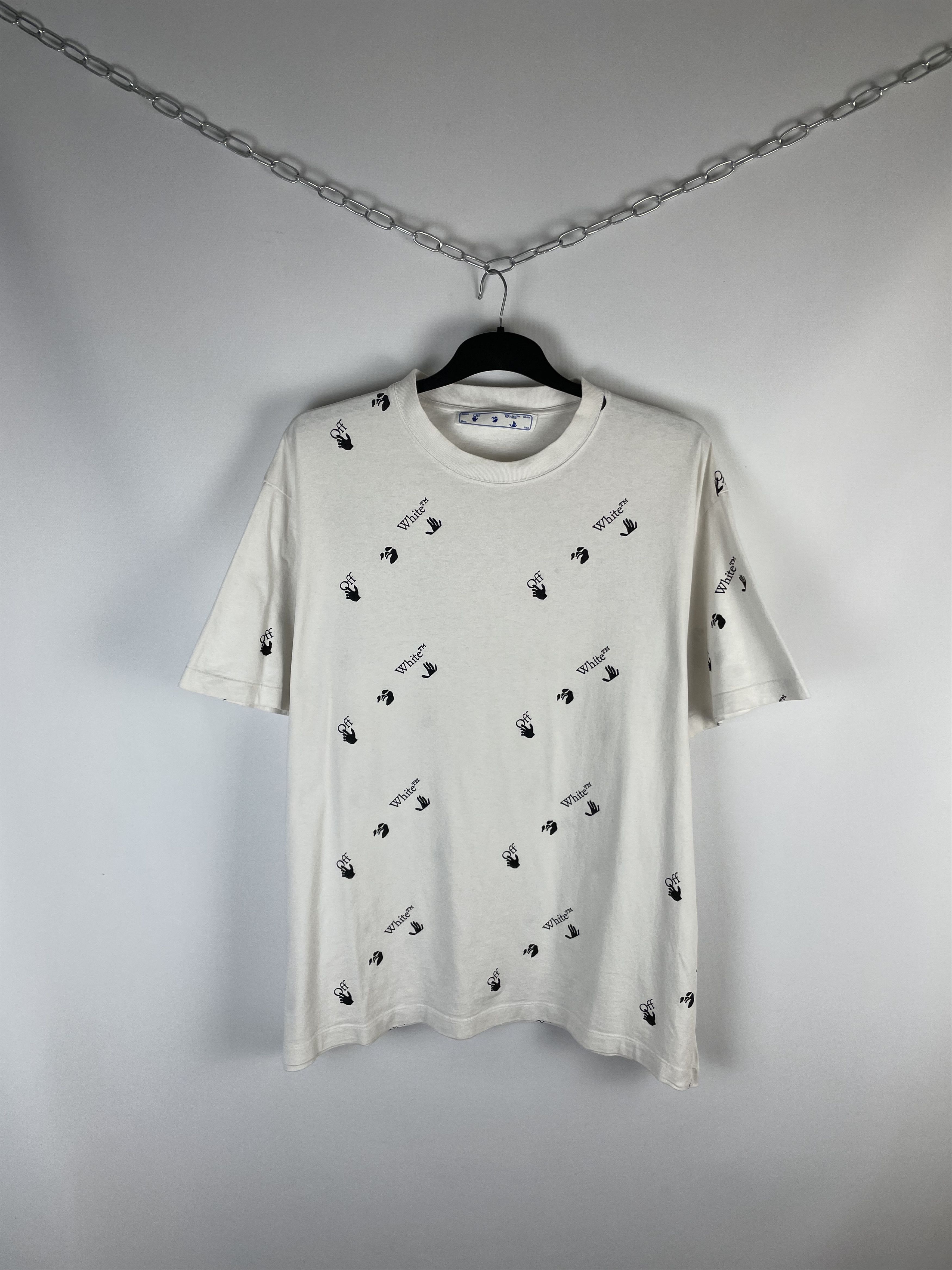 Off-White Off-white Monogram Tee Size US L / EU 52-54 / 3 - 1 Thumbnail
