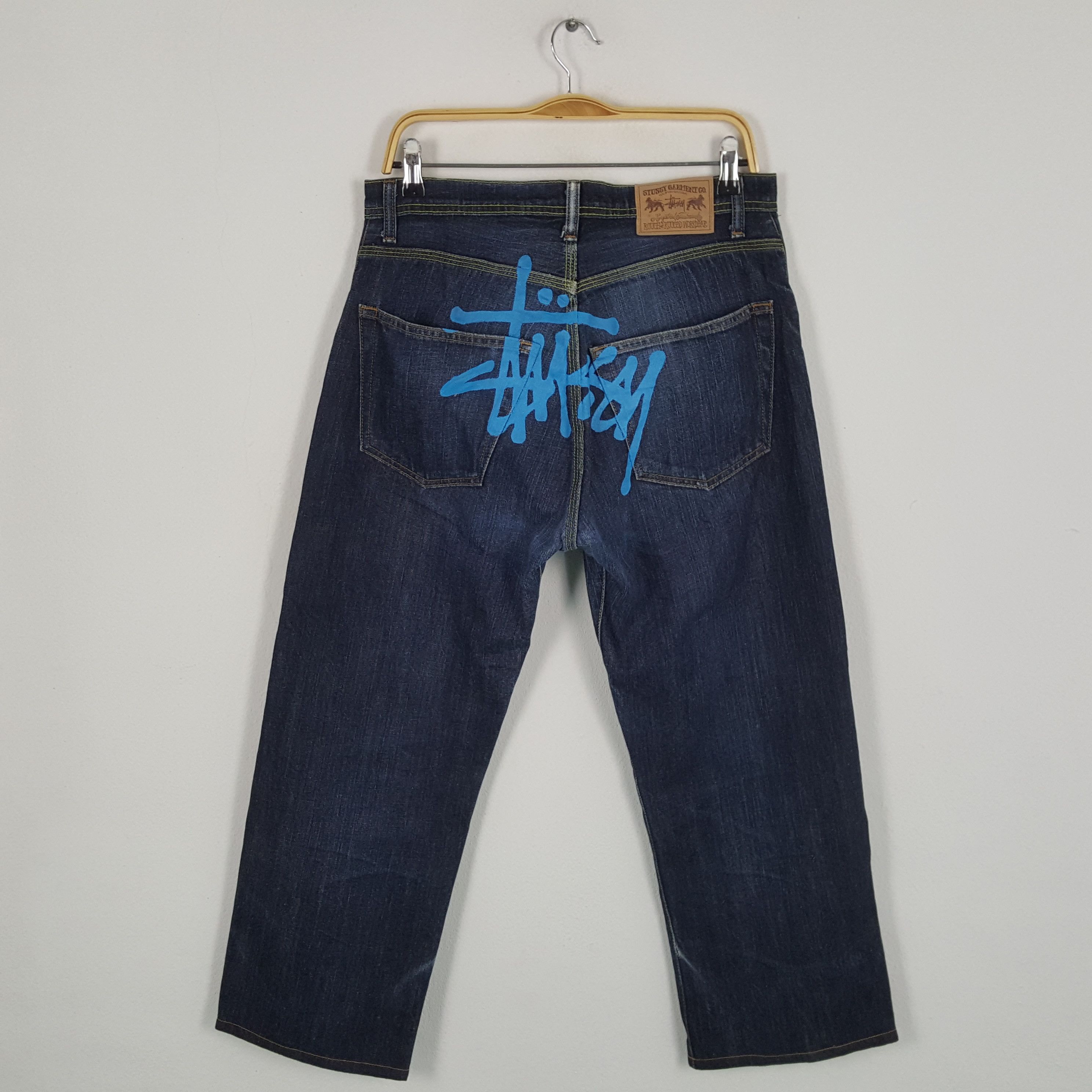 パンツ vintage stussy futura design pants blue vintage stussy futura design pants blue
