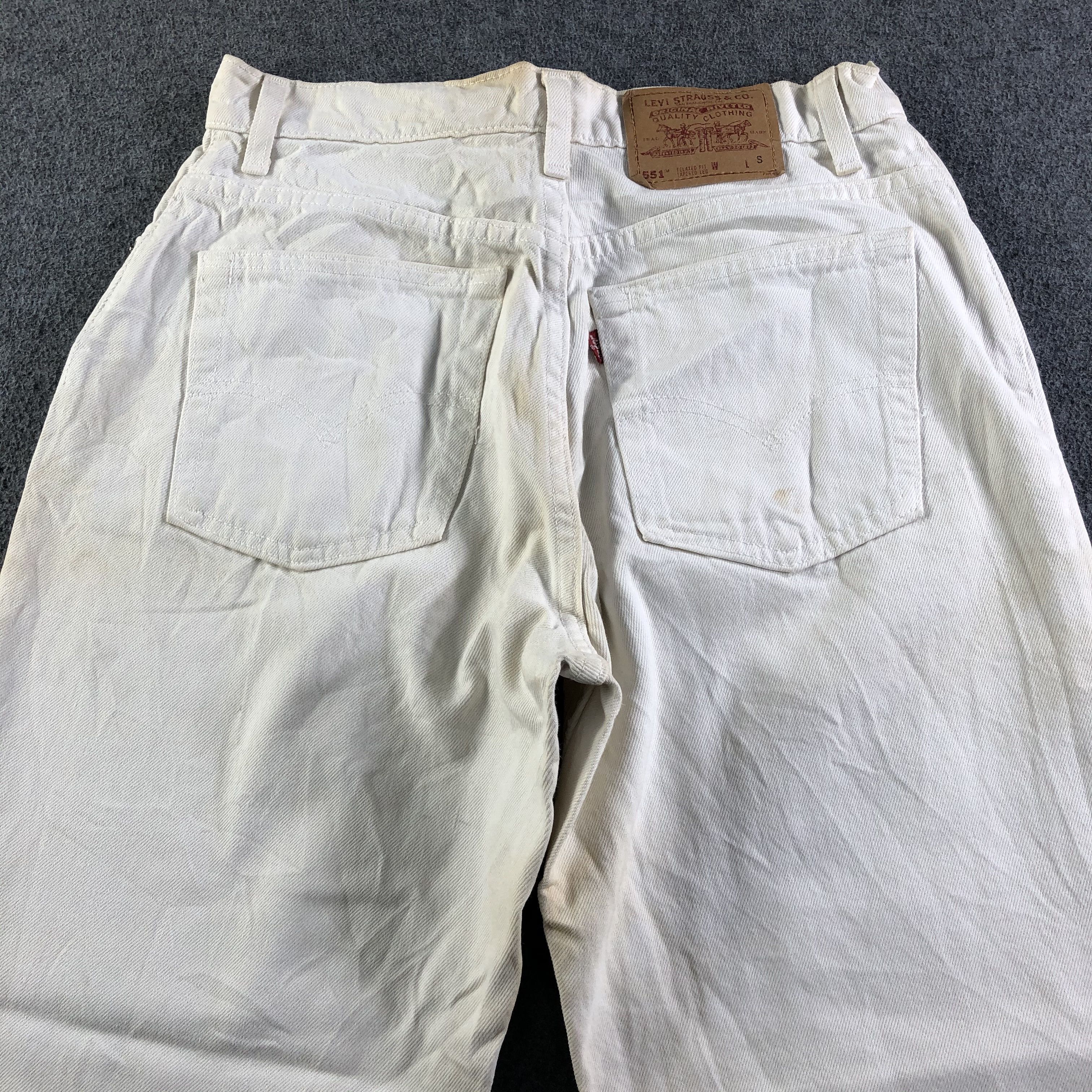 Levi's 90s Vintage Light Wash Levis 551 Jeans-J4210 Size US 30 / EU 46 - 4 Thumbnail