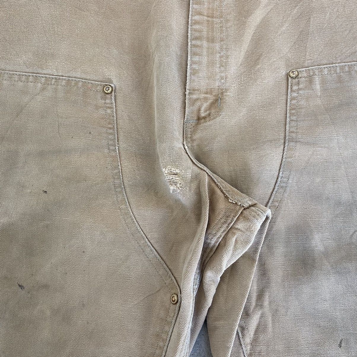 Carhartt VTG Carhartt Double Knee Faded Tan Dirty Carpenter Pants Size US 36 / EU 52 - 9 Thumbnail