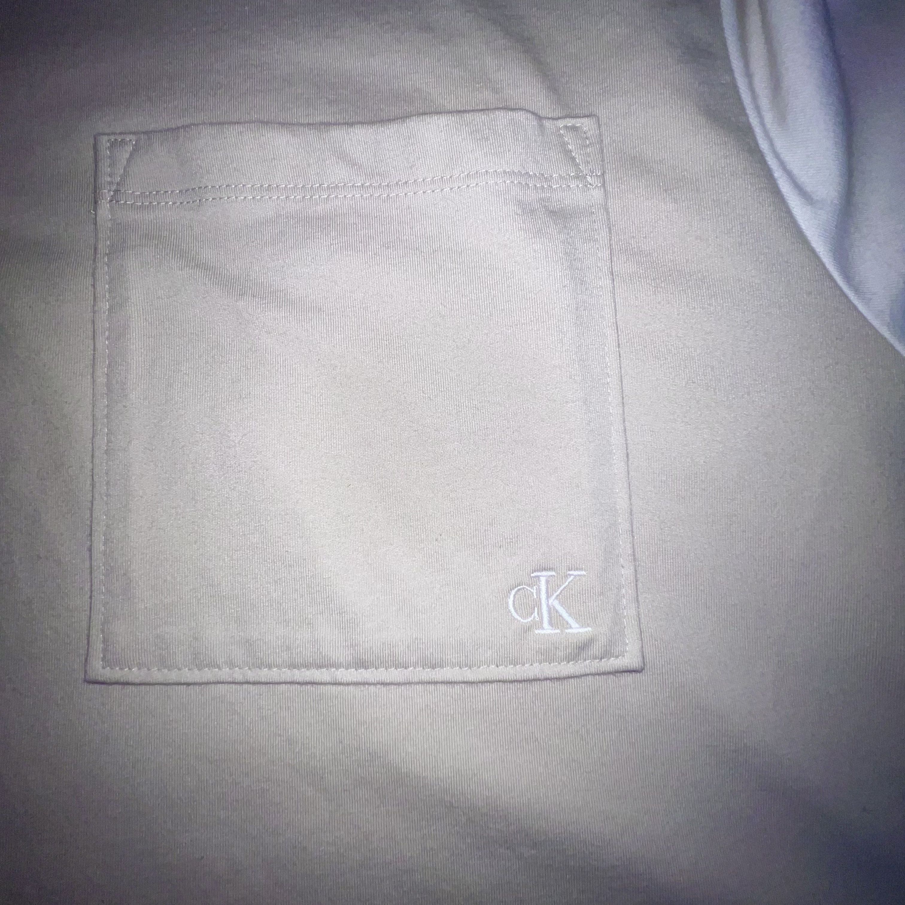 Calvin Klein Calvin Klein Cream/Tan Colorblock Short Sleeve Polo - XXL Size US XXL / EU 58 / 5 - 7 Thumbnail