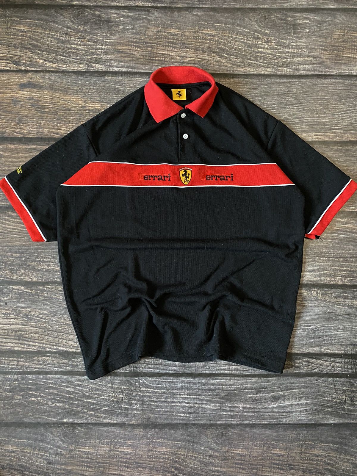 Ferrari × Vintage 1996 Ferrari Rare Licensed Shirt Size US XL / EU 56 / 4 - 1 Thumbnail