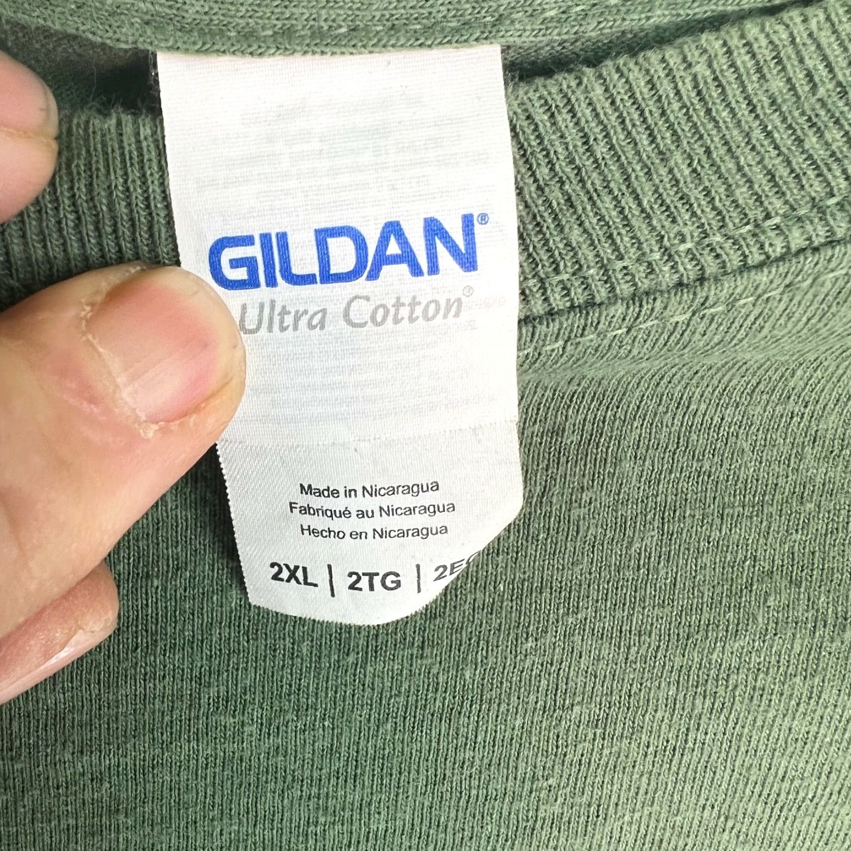 Gildan Gildan Mens Green T Shirt 2XL Lone Star Gun Shows Tyler Fort Worth Belton Graphic Vintage No N/A Size US XXL / EU 58 / 5 - 5 Thumbnail