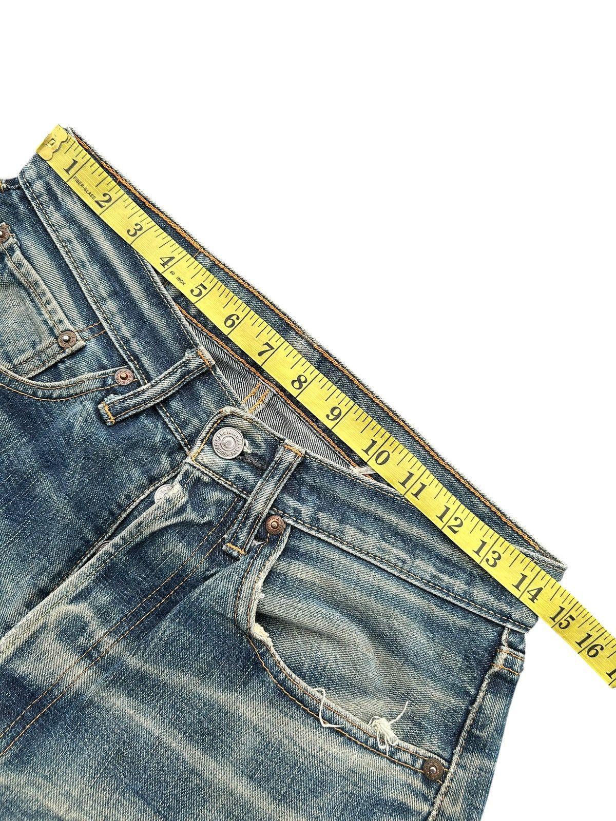 Japanese Brand × Kapital × Vintage SugarCane Selvedge Distressed Vtg Denim Jeans Size US 29 - 19 Thumbnail