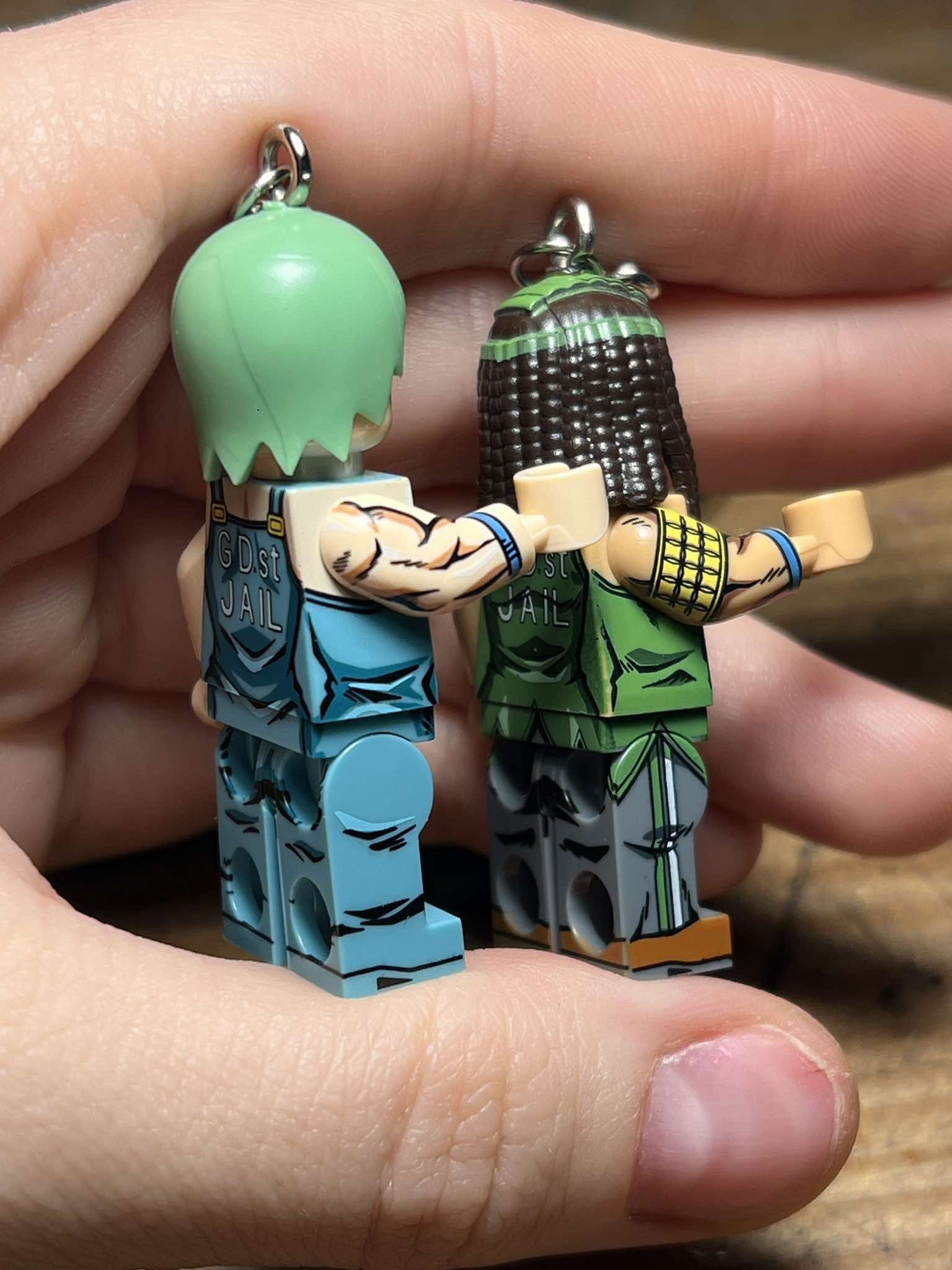 Anime Jojo Pucci Emporio anime mini figurine keychain keyring Size ONE SIZE - 9 Thumbnail