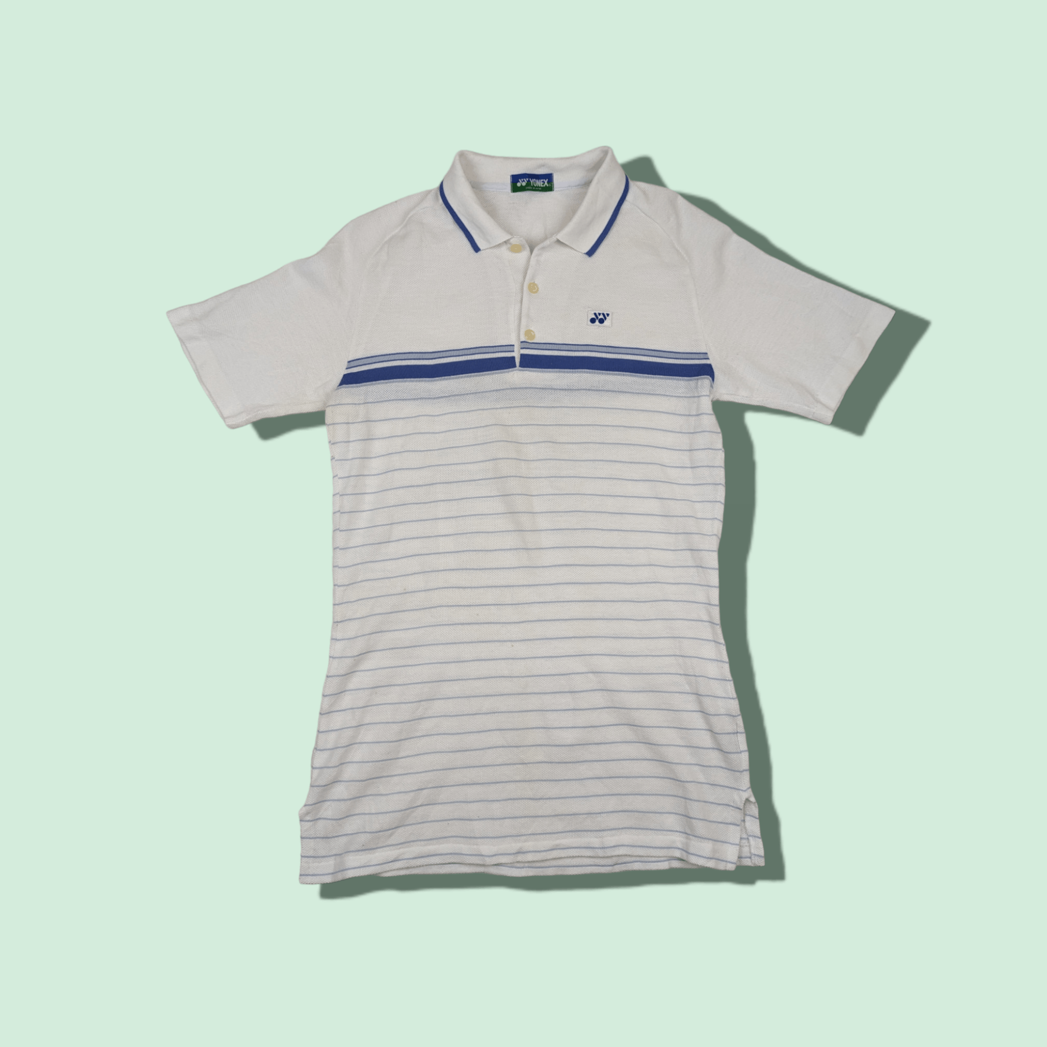 Japanese Brand Vintage 90's YONEX Badminton Tennis Polo T-Shirt Size US XS / EU 42 / 0 - 1 Thumbnail