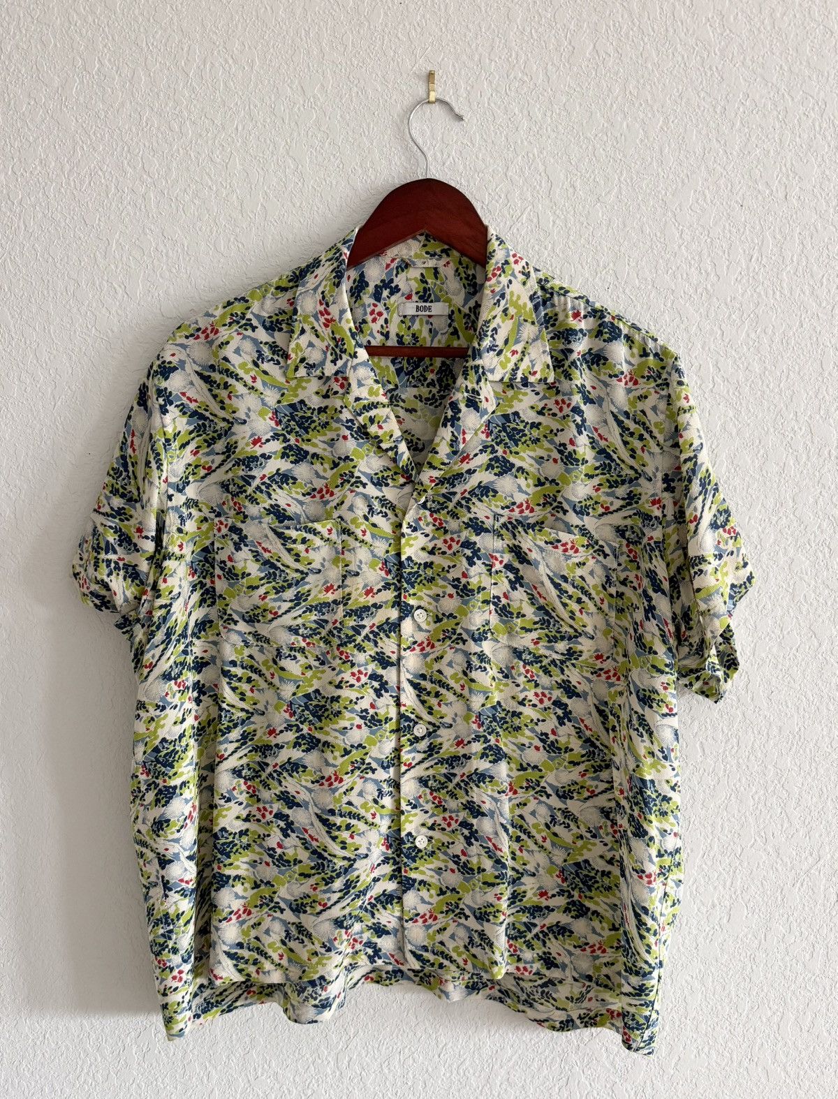 Bode BODE Floral Silk Camp Collar Shirt Rare Archive Sz L-XL Size US L / EU 52-54 / 3 - 1 Thumbnail