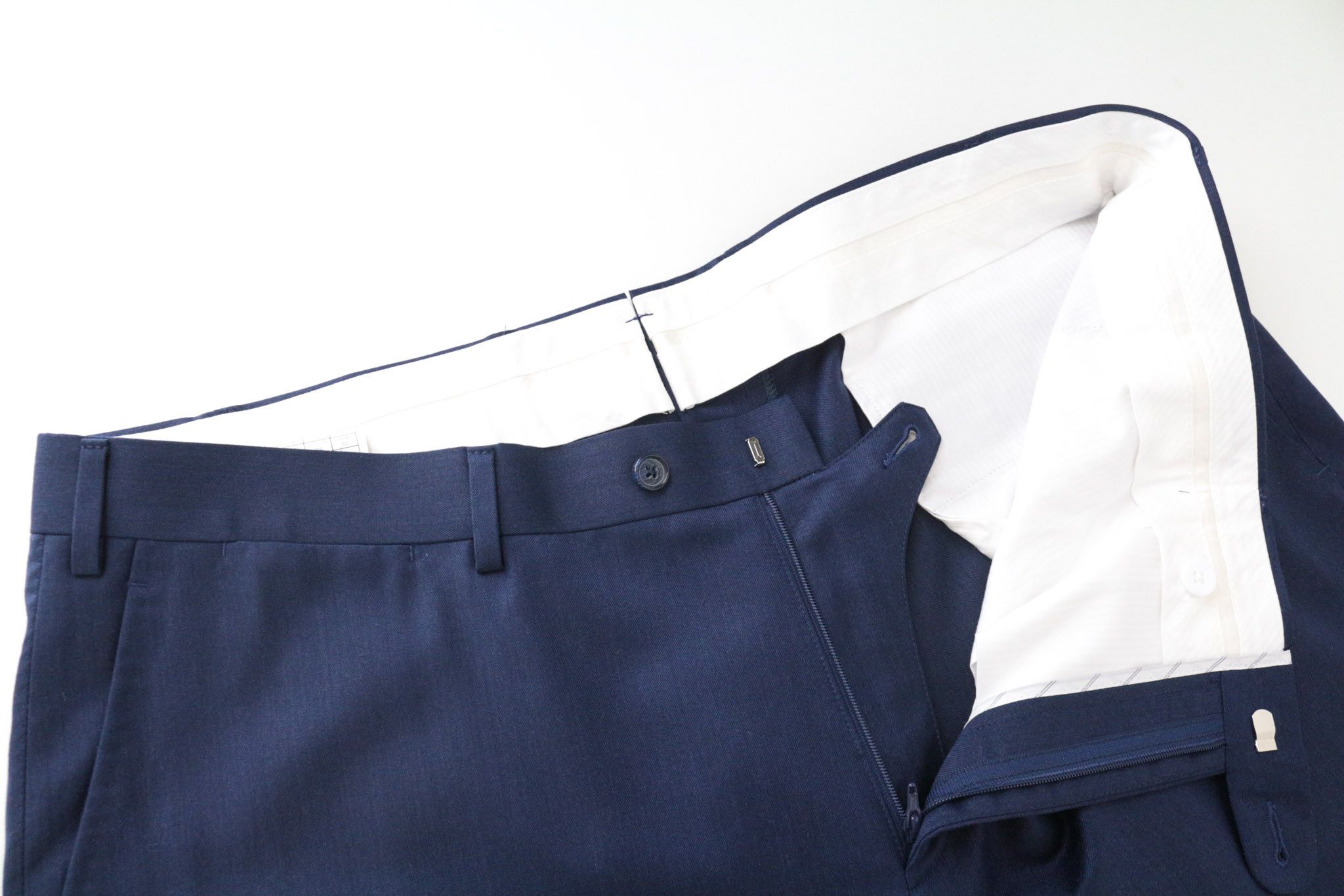 Suitsupply LA SPALLA UK48L Wool Blue Suit 68286 Size 48L - 12 Thumbnail