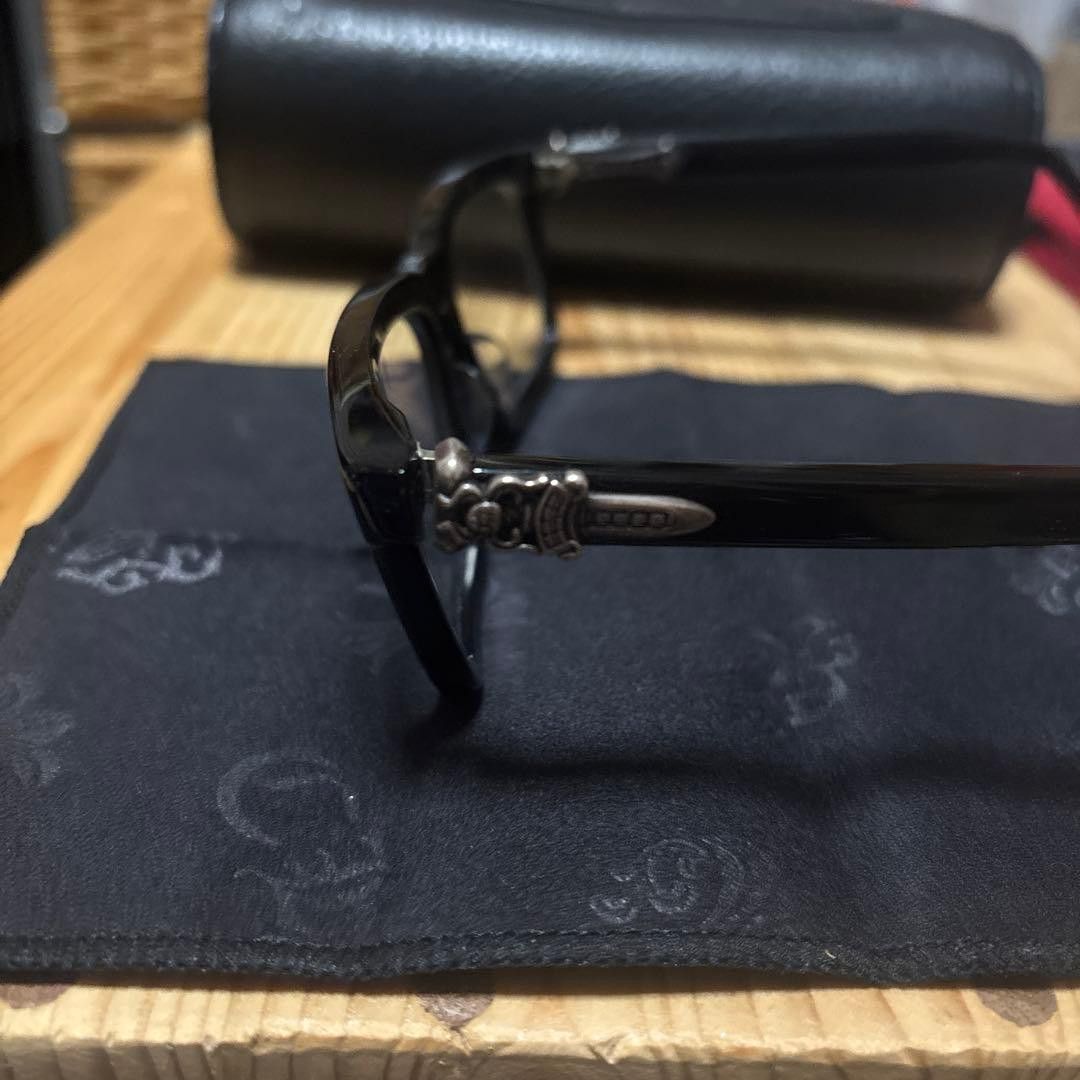Chrome Hearts CHROME HEARTS Eyeglasses Black One Size Size ONE SIZE - 2 Thumbnail